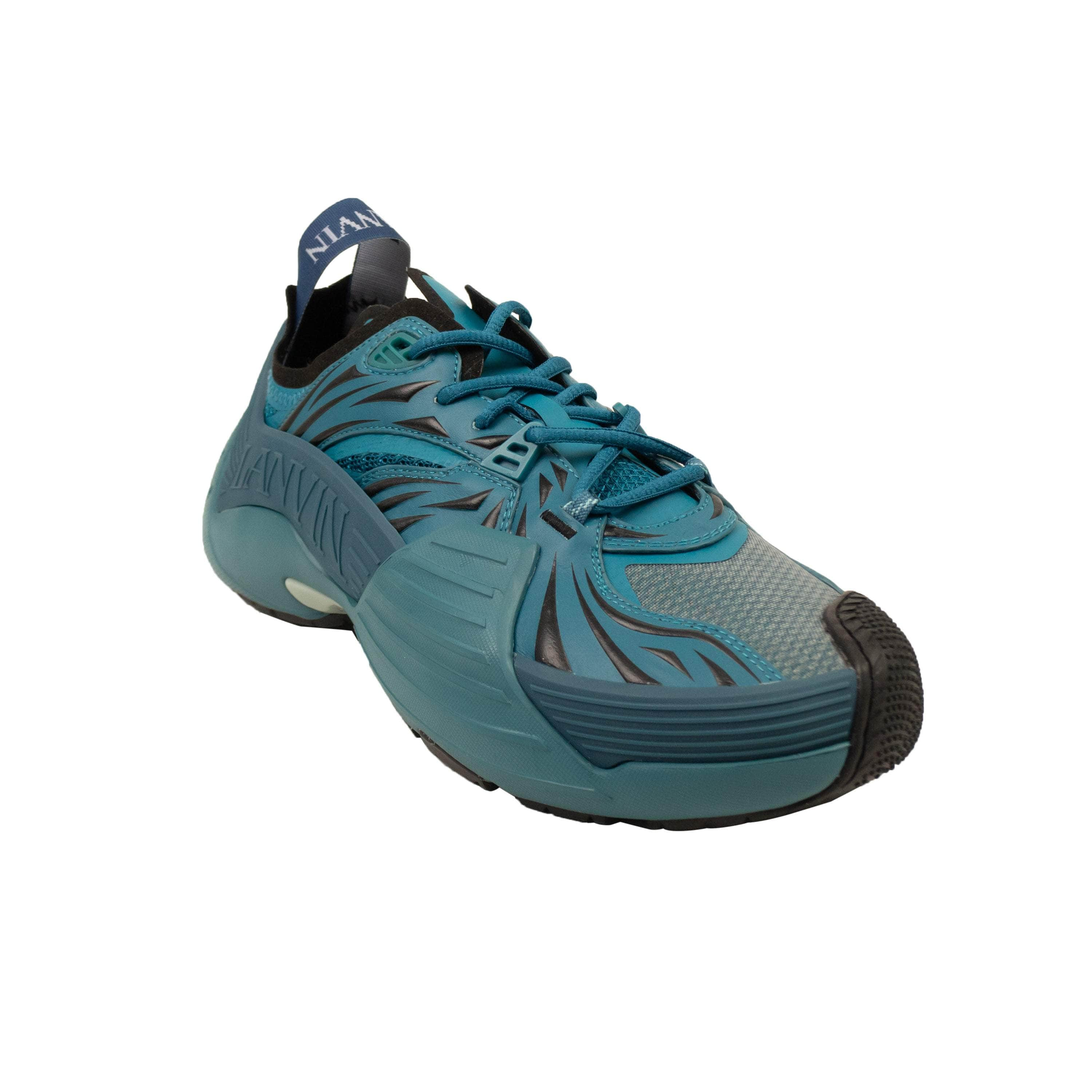 Lanvin LNV-XSNK-0004/42 NIB Lanvin Turquoise Flash X Low Top Sneakers Size 42 $925 LNV-XSNK-0004/42