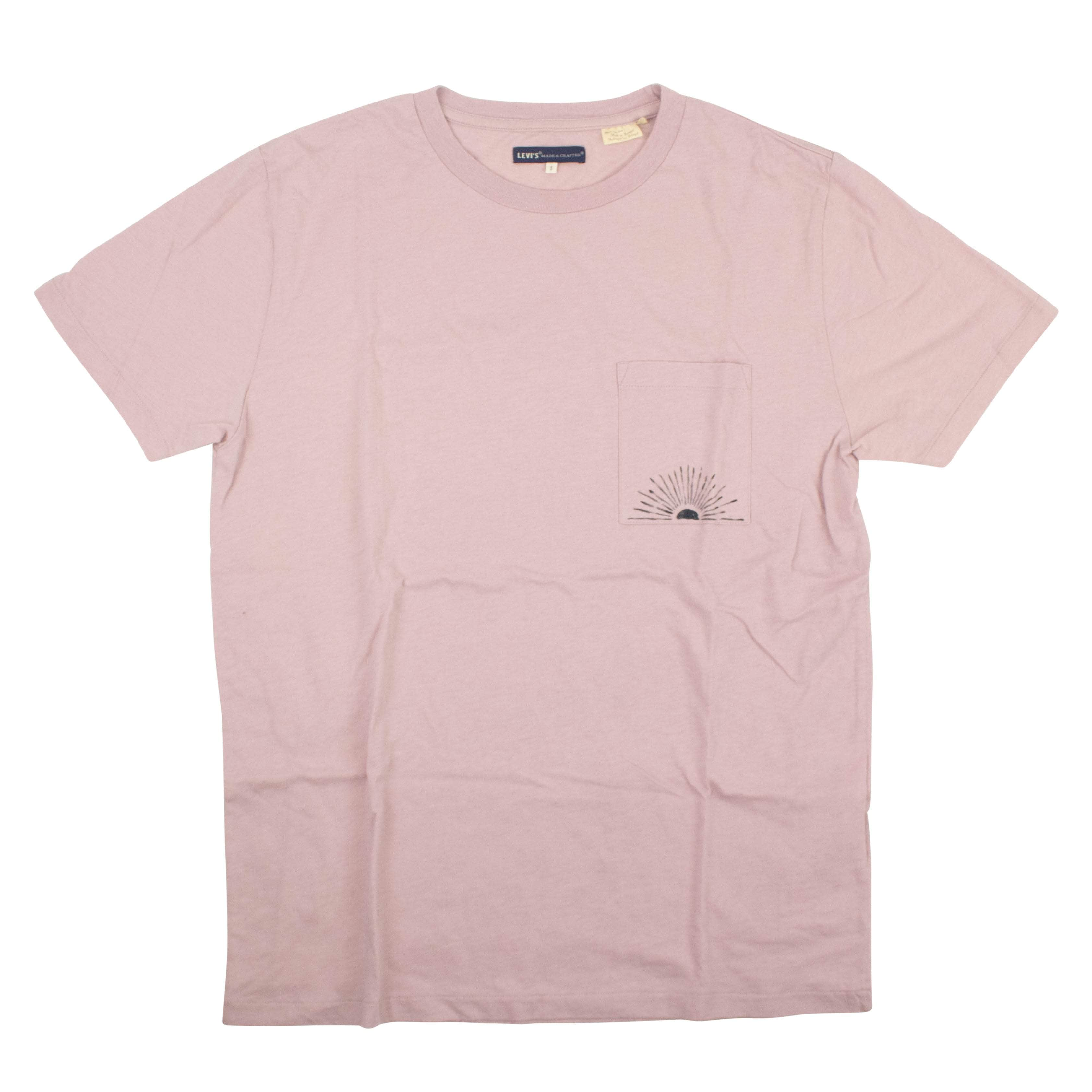 Levi's Made & Crafted 95-LMC-1004/1 NWT LEVI'S MADE & CRAFTED Pink Retro Logo Short Sleeve T-Shirt Size 1 $98 95-LMC-1004/1