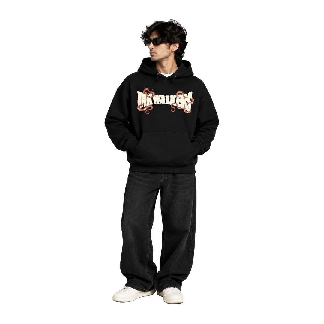 Inkwalkers Lost Crew Hoodie - Black