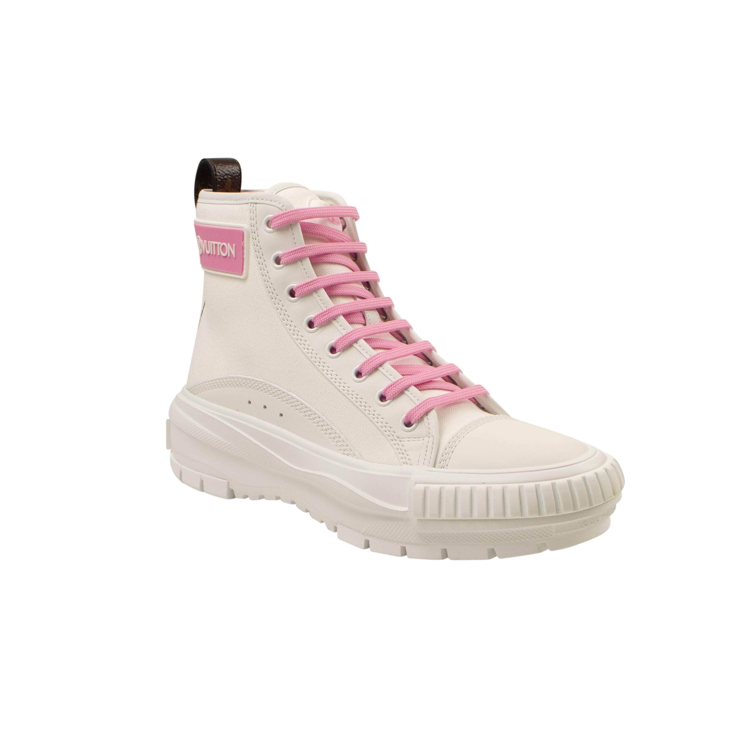 Louis Vuitton 500-750, channelenable-all, chicmi, couponcollection, gender-womens, main-shoes, size-34-5, SPO, stadiumgoods, womens-ankle-boots White Squad High Top Sneakers