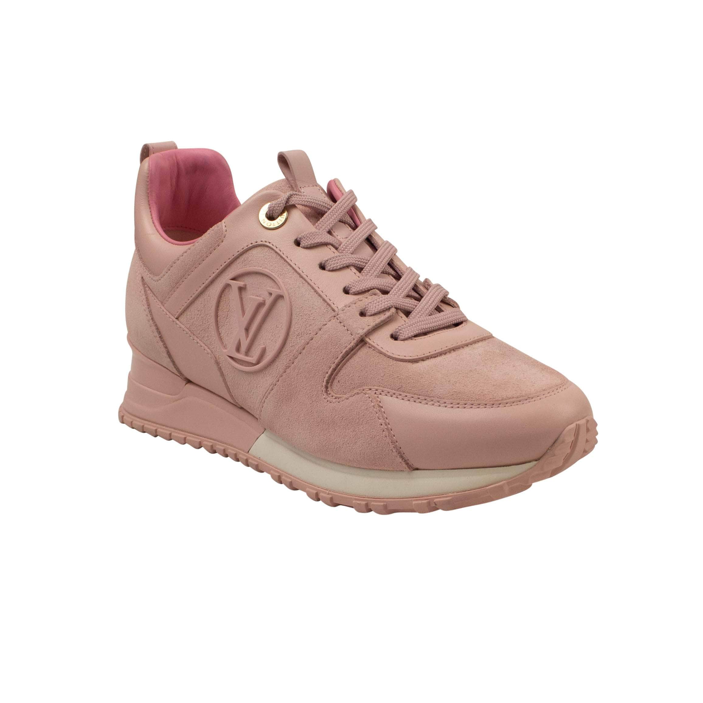 Louis Vuitton 500-750, channelenable-all, chicmi, couponcollection, gender-womens, main-shoes, size-35-5, size-37, SPO, stadiumgoods Pink Runaway Suede Sneakers