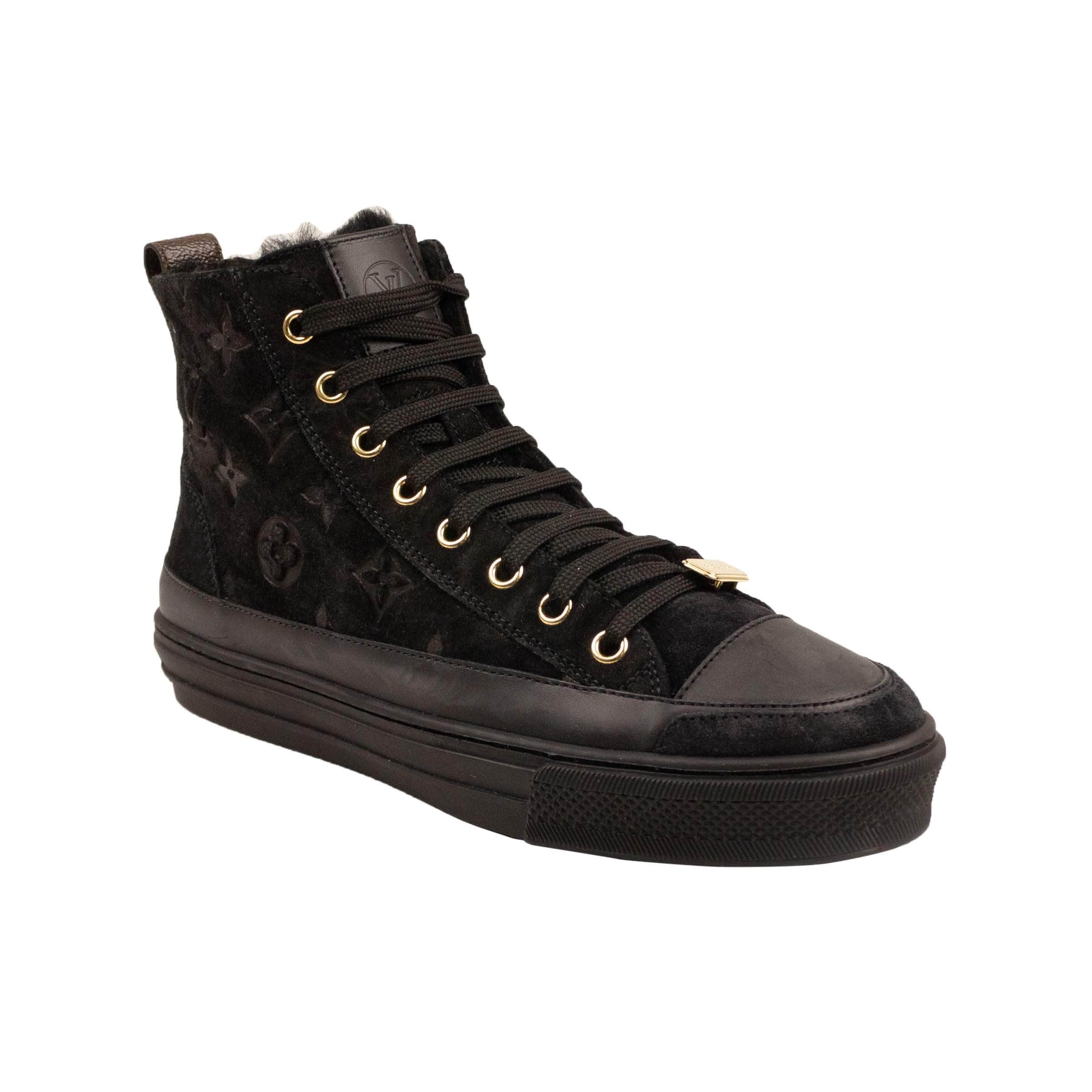 Louis Vuitton 500-750, channelenable-all, chicmi, couponcollection, gender-womens, main-shoes, size-35, size-36-5, size-37, SPO, stadiumgoods Black Stellar Sneaker Boot