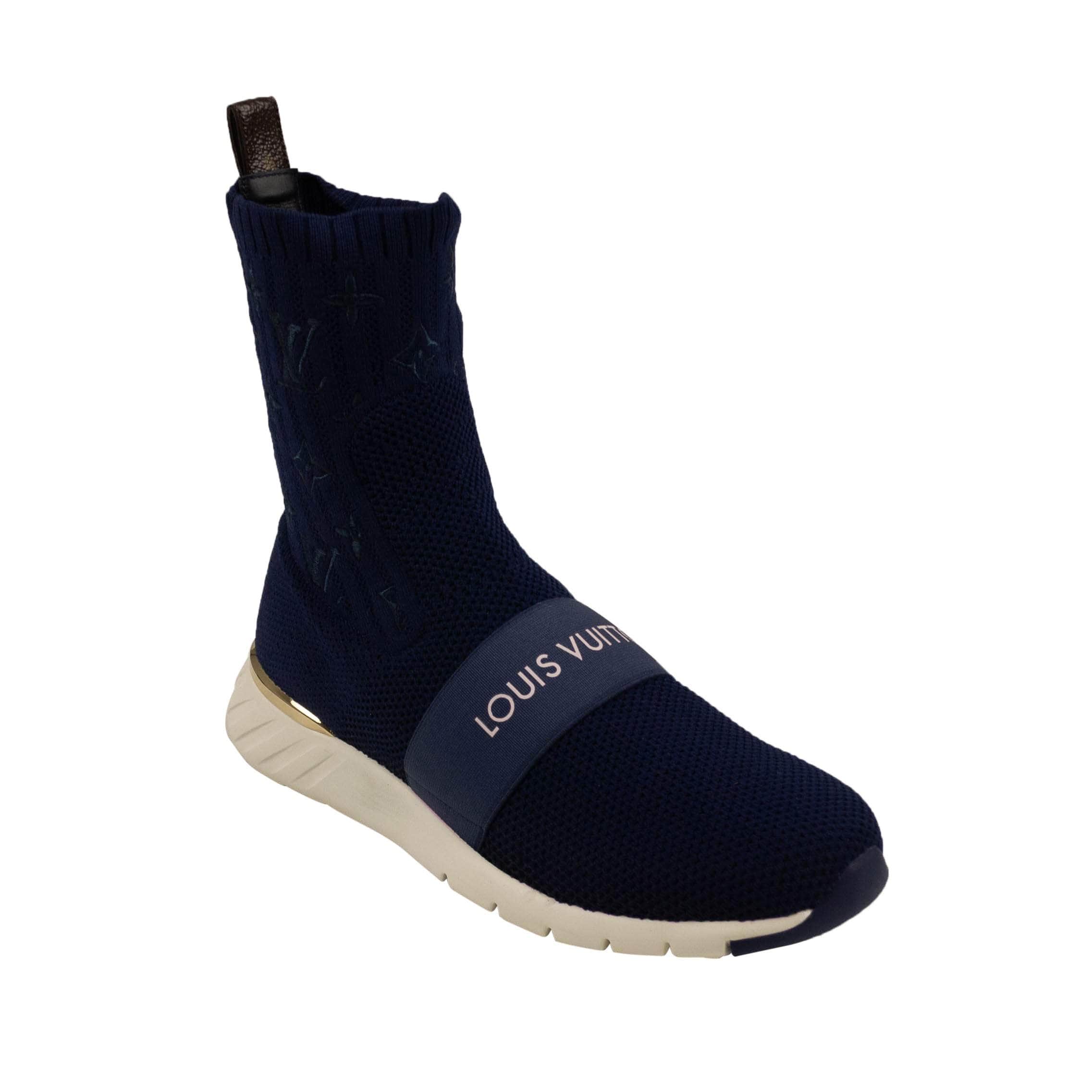 Louis Vuitton 500-750, channelenable-all, chicmi, couponcollection, gender-womens, main-shoes, size-37-5, SPO, stadiumgoods 37.5 Navy Blue Aftergame Sneaker Boots 95-LVT-2051/37.5 95-LVT-2051/37.5