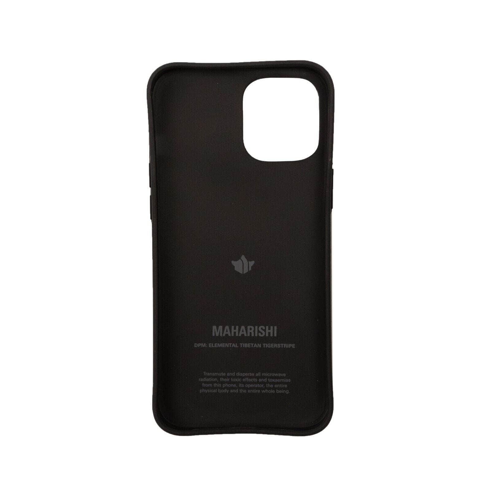 Maharishi couponcollection, gender-mens, gender-womens, maharishi, main-accessories, mens-shoes, size-os, under-250, unisex-phone-cases OS Black iPhone 12 Pro Max Tigers Case 95-MSI-3004/OS 95-MSI-3004/OS