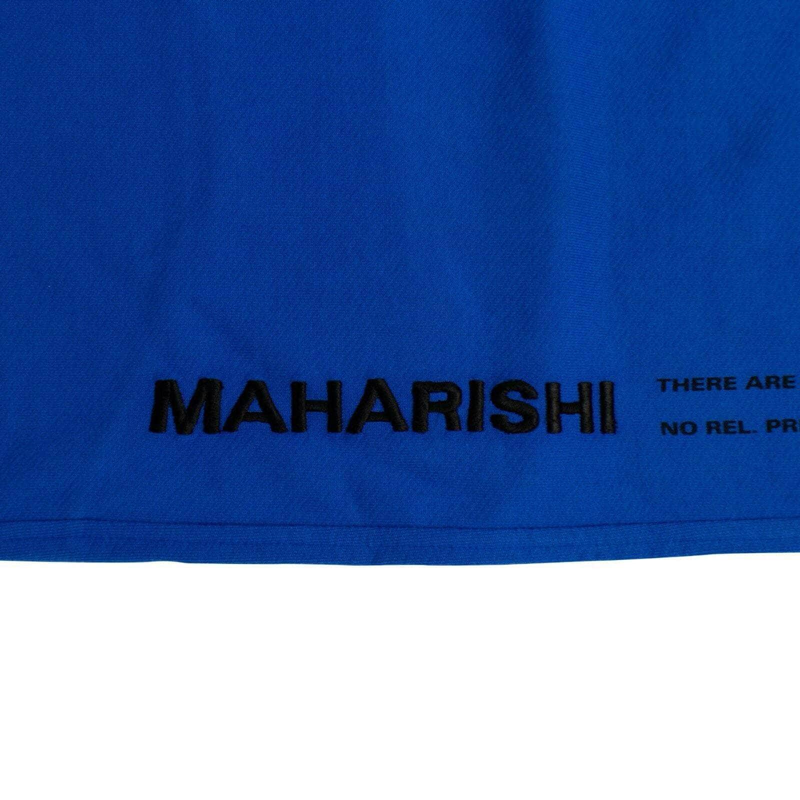 MAHARISHI Men's Sweatpants L Organic Cotton Miltype Track Pants - Electric Blue 80ST-MR-1168/L 80ST-MR-1168/L