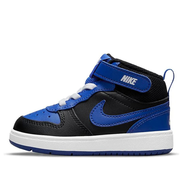 Nike Court Borough Mid 2 'Black Game Royal' - Toddler