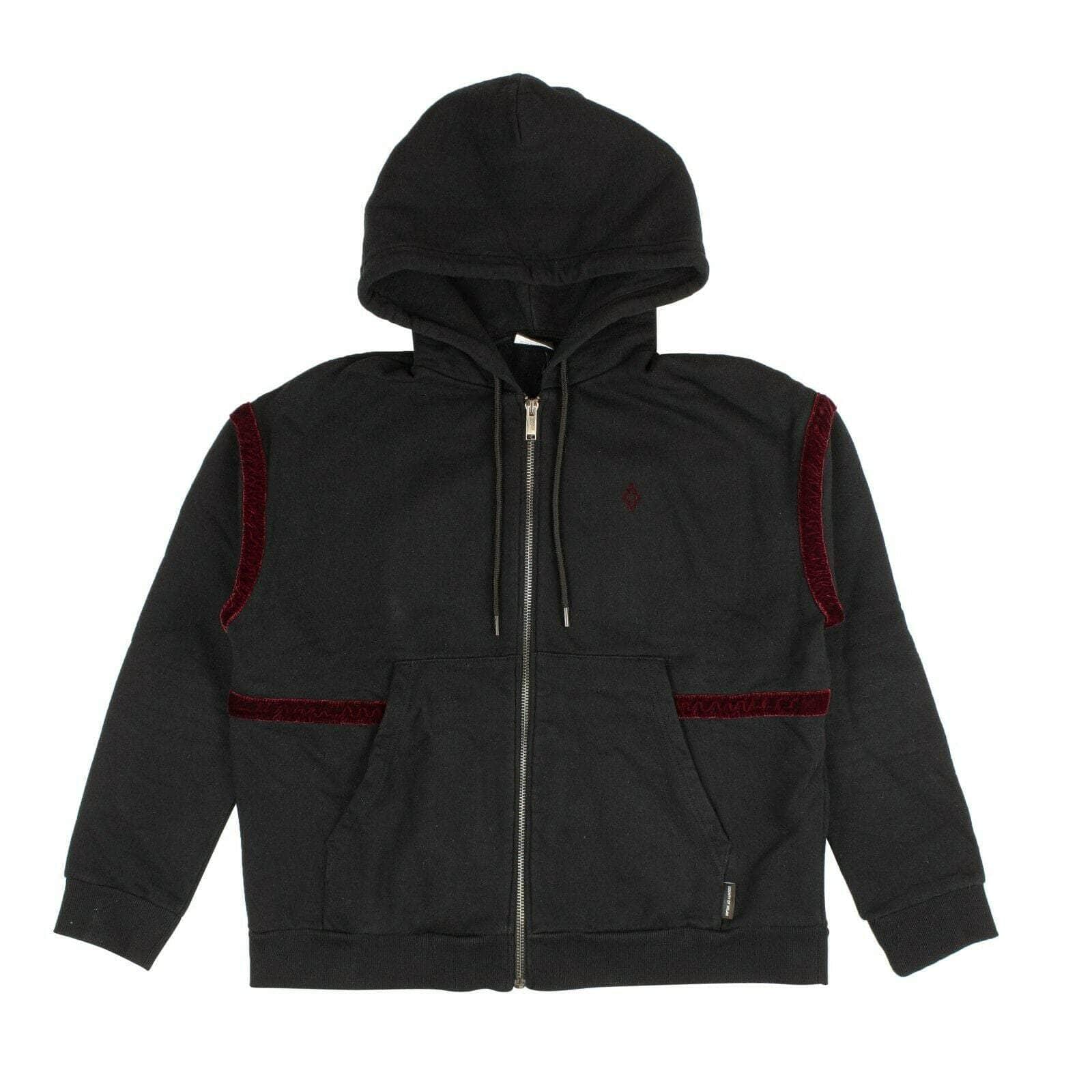 Marcelo Burlon 250-500, channelenable-all, chicmi, couponcollection, gender-mens, main-clothing, marcelo-burlon, size-s, uncategorized S Black And Maroon Go Kart Hoodie 82NGG-MB-1119/S 82NGG-MB-1119/S