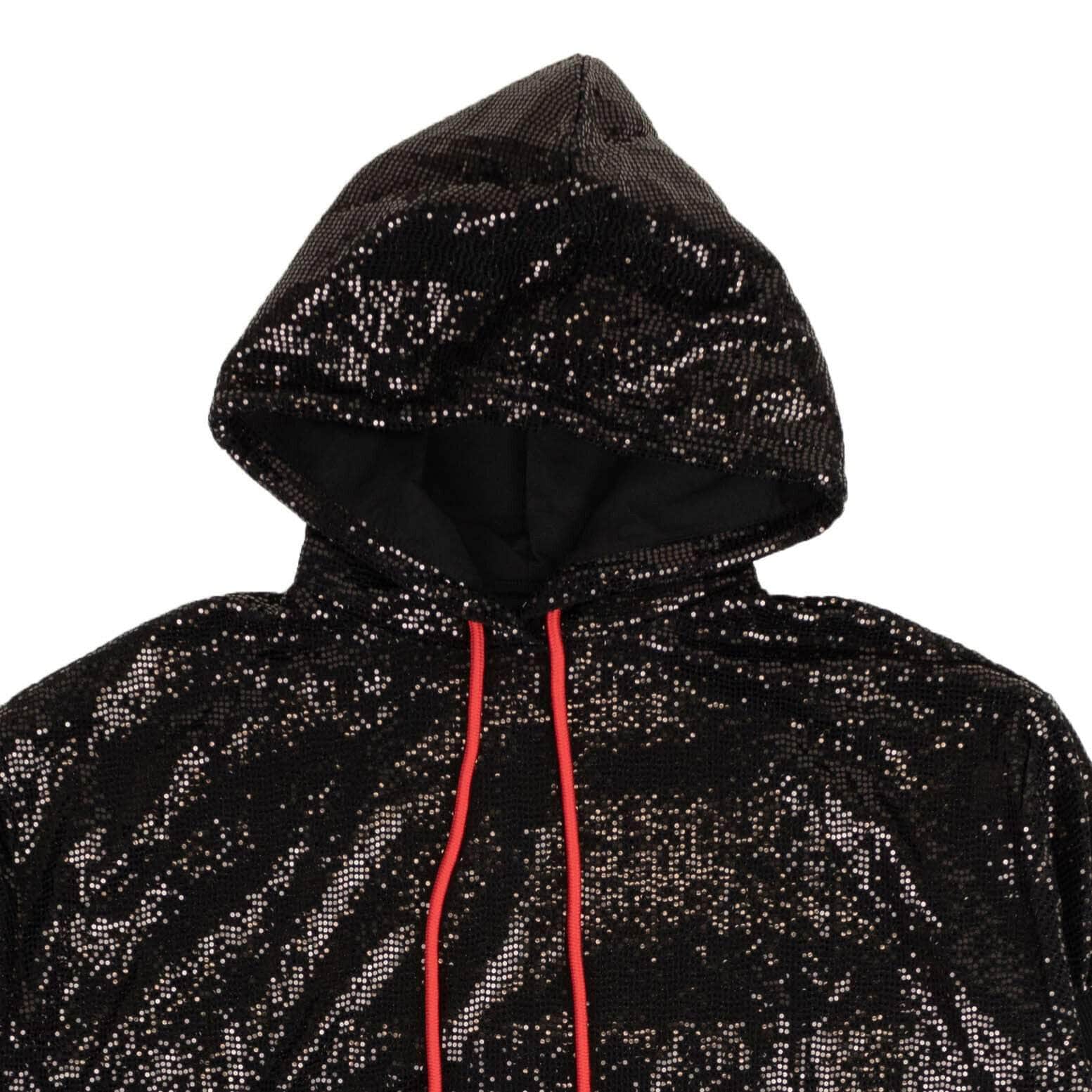 Black Sequin Pullover Hoodie - GBNY