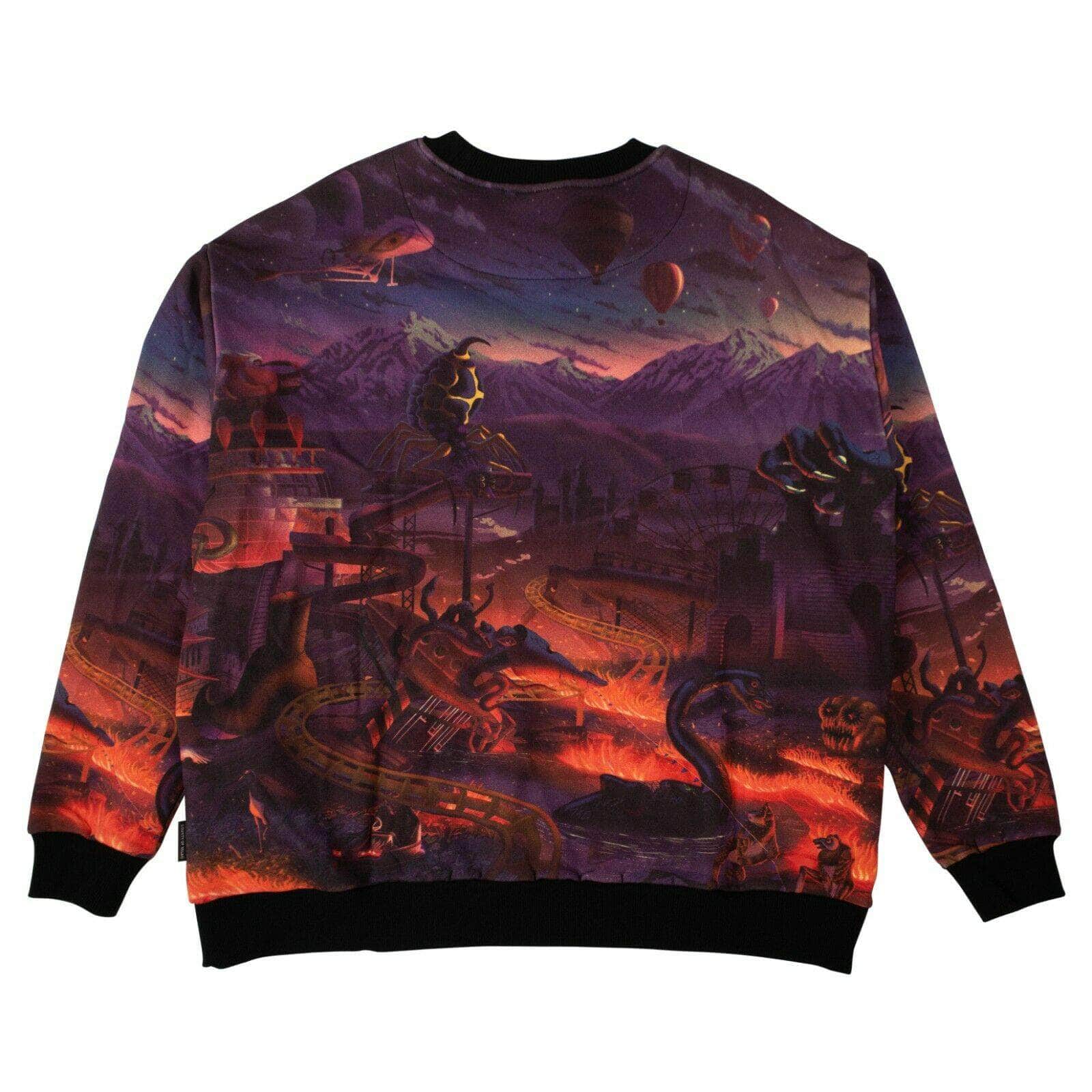 MARCELO BURLON 500-750, couponcollection, gender-mens, main-clothing, marcelo-burlon, size-m, size-s, size-xs Multicolored 'Fantasy' Crewneck Sweatshirt