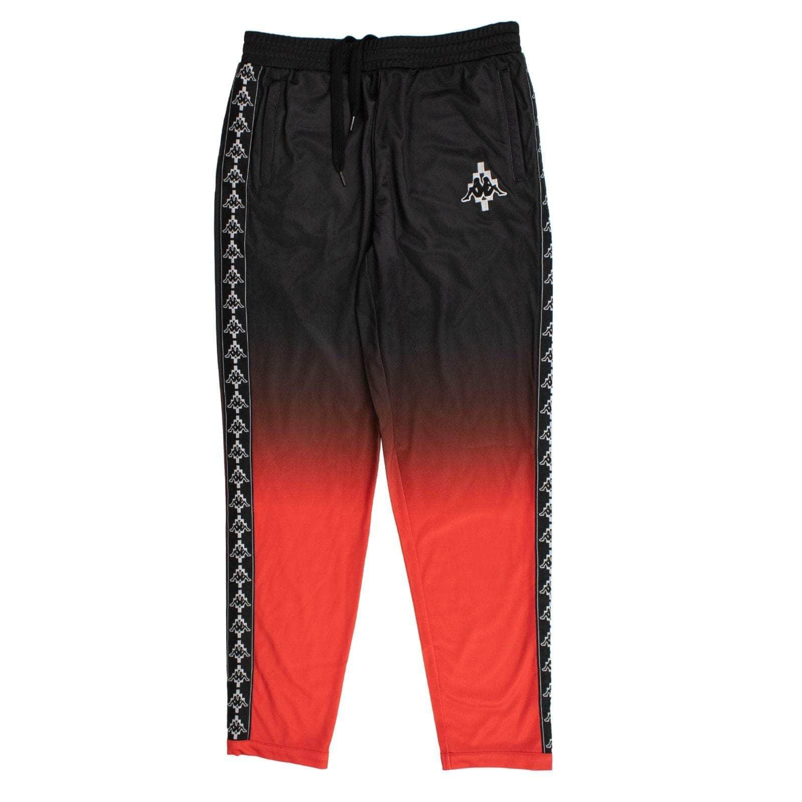 Marcelo Burlon 58LE-1361/XXL New MARCELO BURLON Black/Red 'Kappa' Gradient Pants Size XXL $525 58LE-1361/XXL