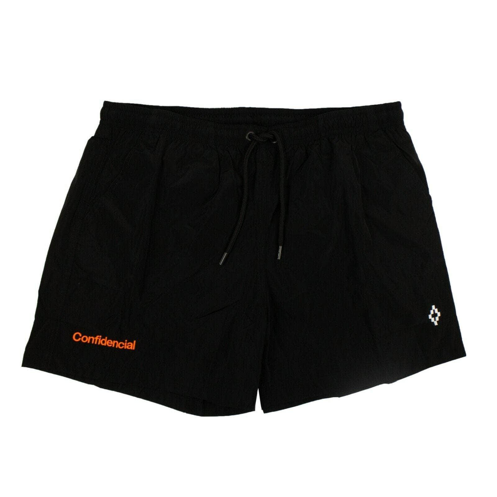 Marcelo Burlon 82NGG-MB-1133/S NWT MARCELO BURLON Black Confidential Track Shorts Size S $350 82NGG-MB-1133/S