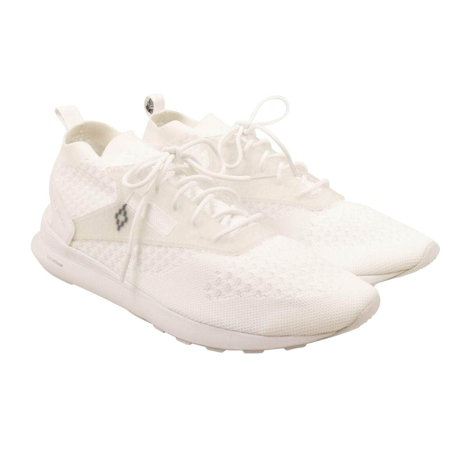 Marcelo Burlon channelenable-all, chicmi, couponcollection, gender-mens, main-shoes, marcelo-burlon, mens-shoes, size-10, size-10-5, size-8-5, size-9, under-250 X Reebok White Knit Zoku Low Top Sneakers