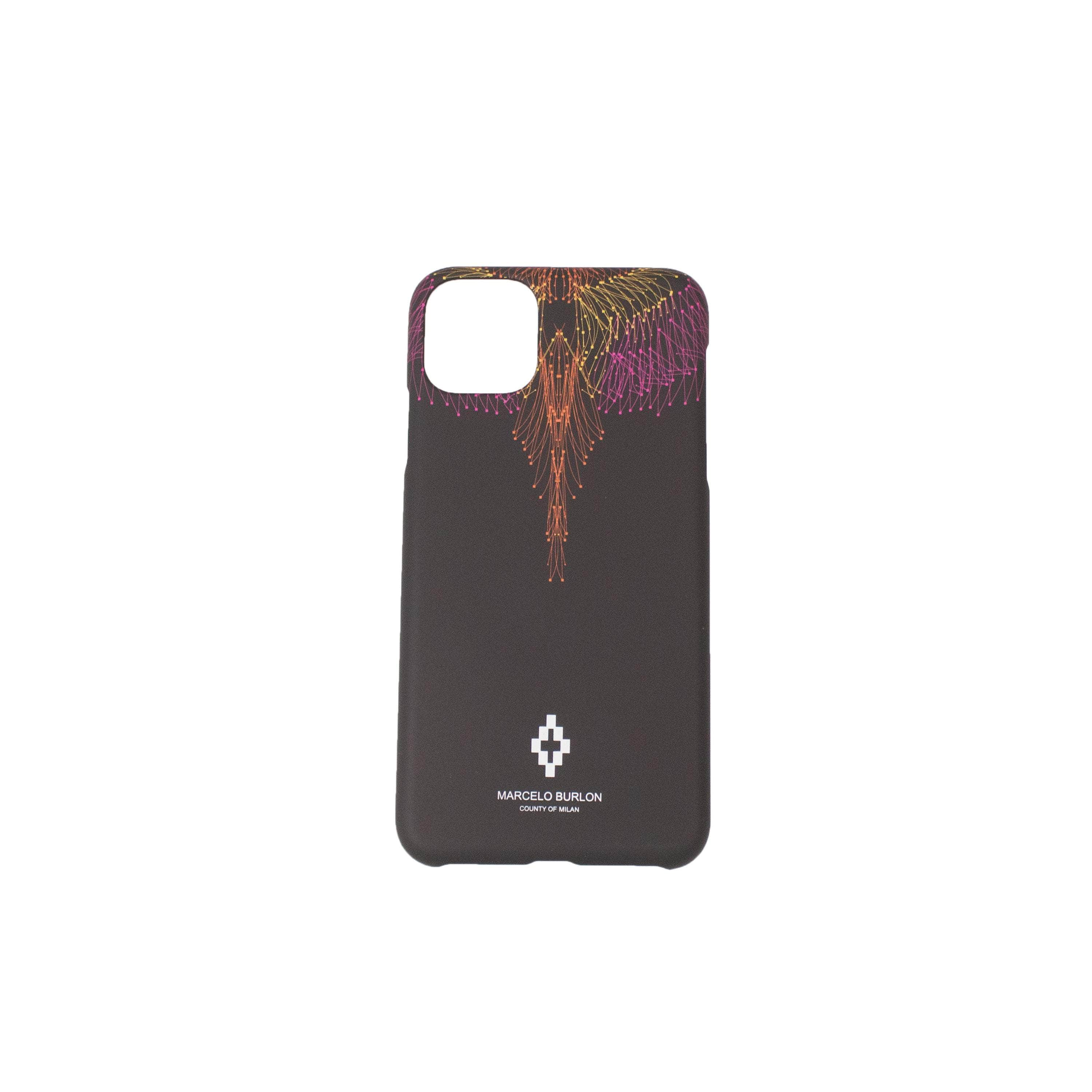 Marcelo Burlon MCB-XACC-0001/OS NIB Marcelo Burlon Black/Multi Beizier Wings iPhone 11 Pro Max Case Size OS $85 MCB-XACC-0001/OS