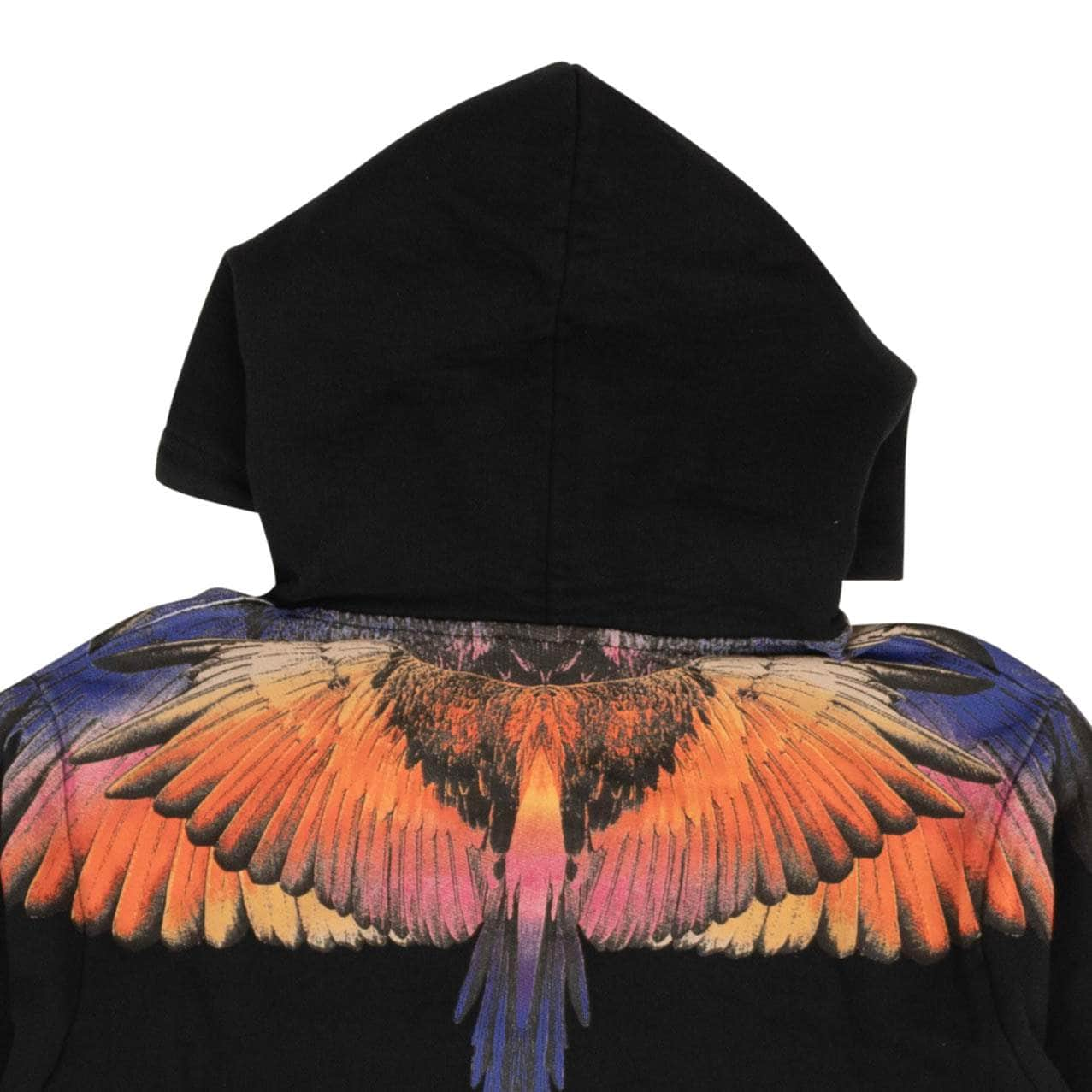 Marcelo Burlon MCB-XHDS-0007/L NWT MARCELO BURLON Black Pink Wings Cotton Hoodie Size L $475 MCB-XHDS-0007/L