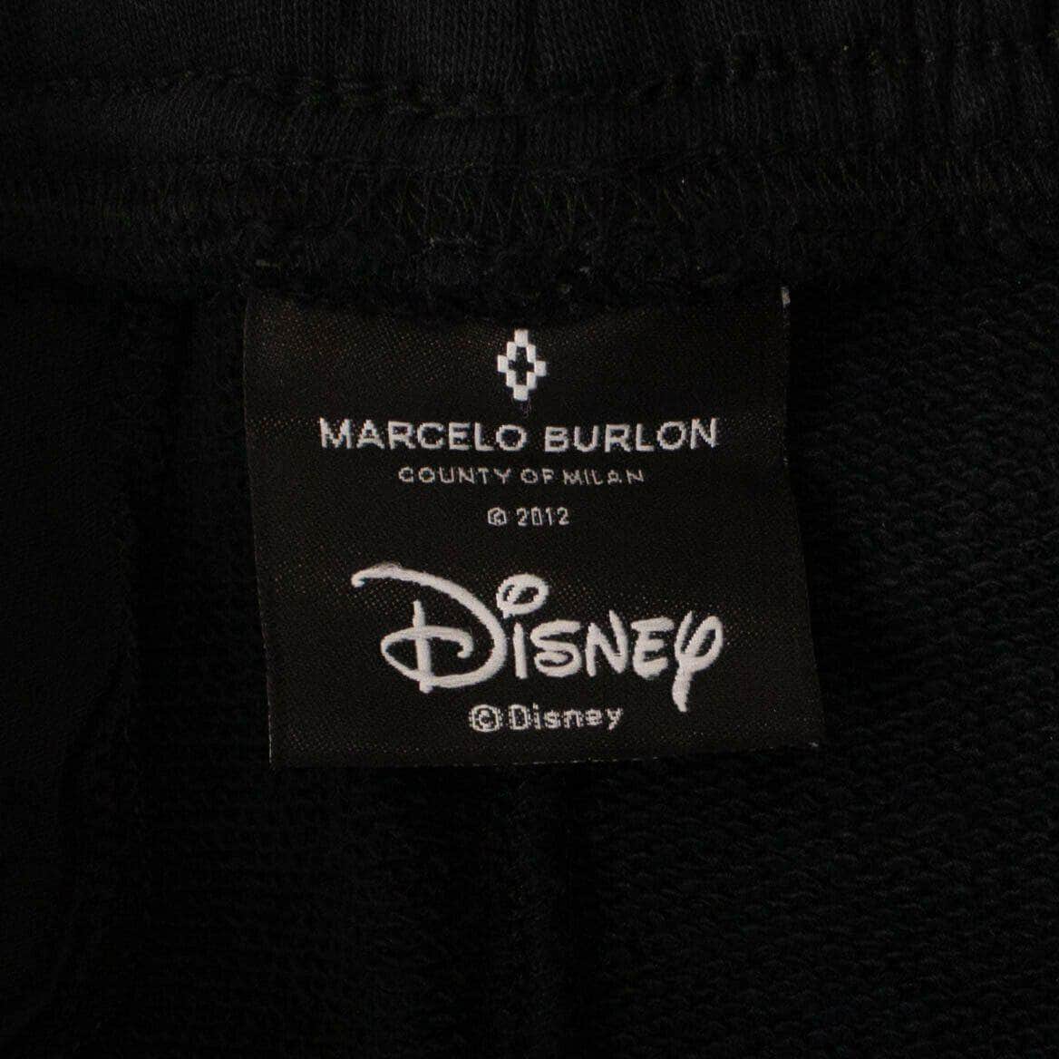 MARCELO BURLON X DISNEY couponcollection, gender-mens, main-clothing, size-m, size-s, size-xs, under-250 Black Mickey Mouse 'Jump' Short Pants