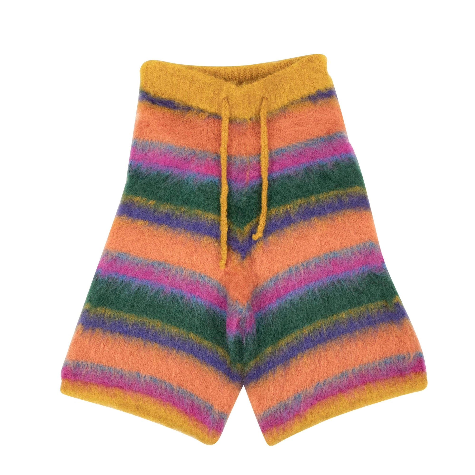 Marni channelenable-all, chicmi, couponcollection, gender-mens, main-clothing 46 Multicolored Fuzzy Striped Shorts MRN-XBTM-0010/46 MRN-XBTM-0010/46