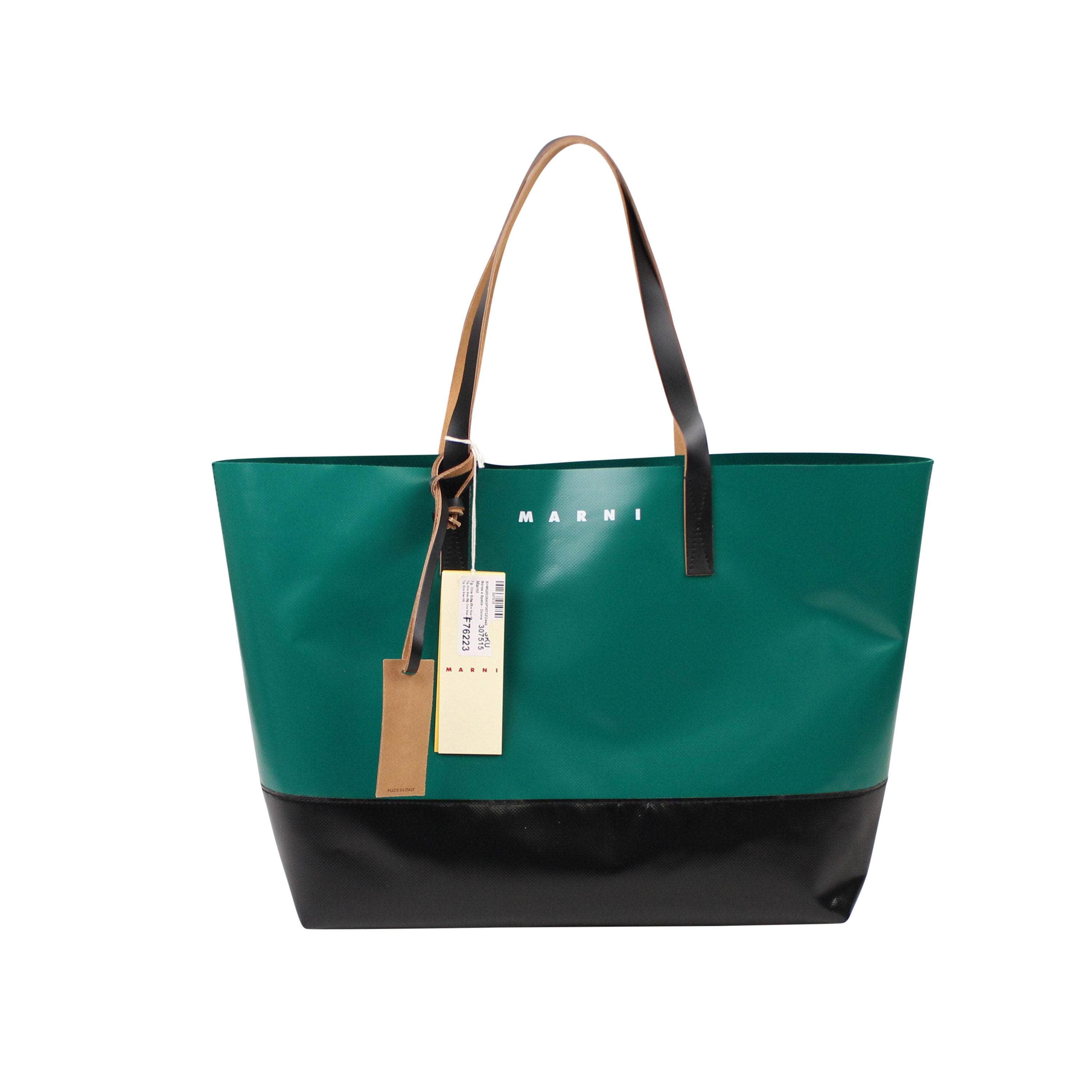 Marni MRN-XACC-0004/OS Marni Tribeca Tote Green/Black Size OS $480 MRN-XACC-0004/OS