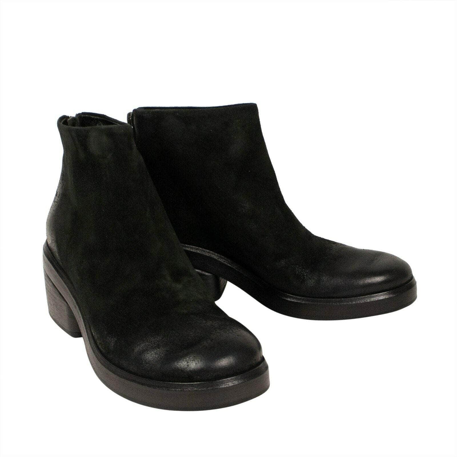 Marsell channelenable-all, chicmi, couponcollection, gender-womens, main-shoes, marsell, shop375, size-9, under-250, womens-booties 9 Bo Ceppo' Black Distressed Leather Ankle Boots 69LE-2100/9 69LE-2100/9