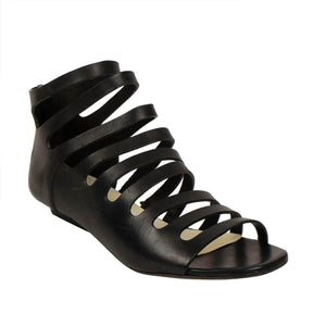 Marsell Sandals 35 EU Sandaletto Calf Skin Leather Heels Sandals - Black 69LE-2118/5 69LE-2118/5