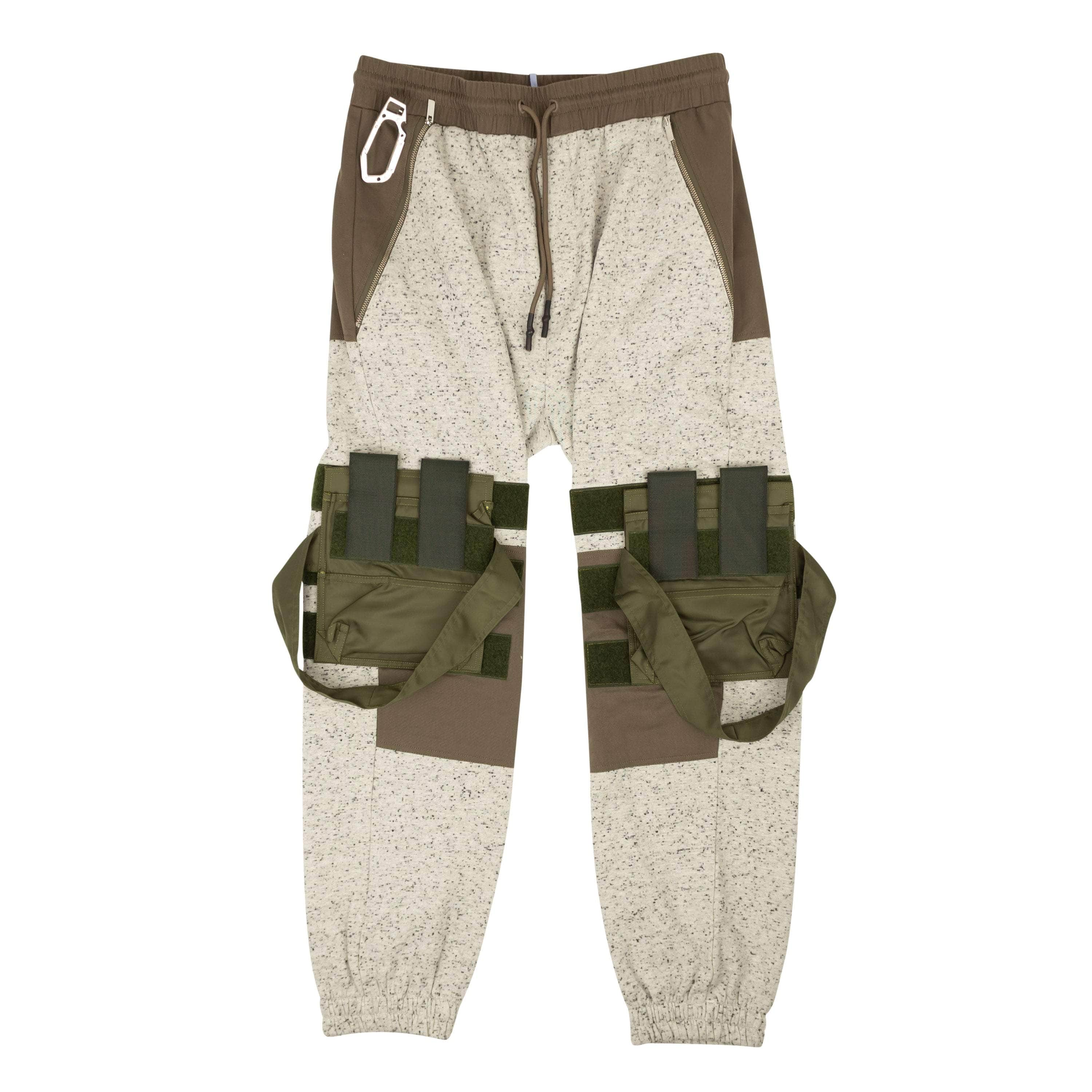 MCQ 95-MCQ-1002/M NWT MCQ Olive & Grey Colour Block Track Pants Size M $580 95-MCQ-1002/M