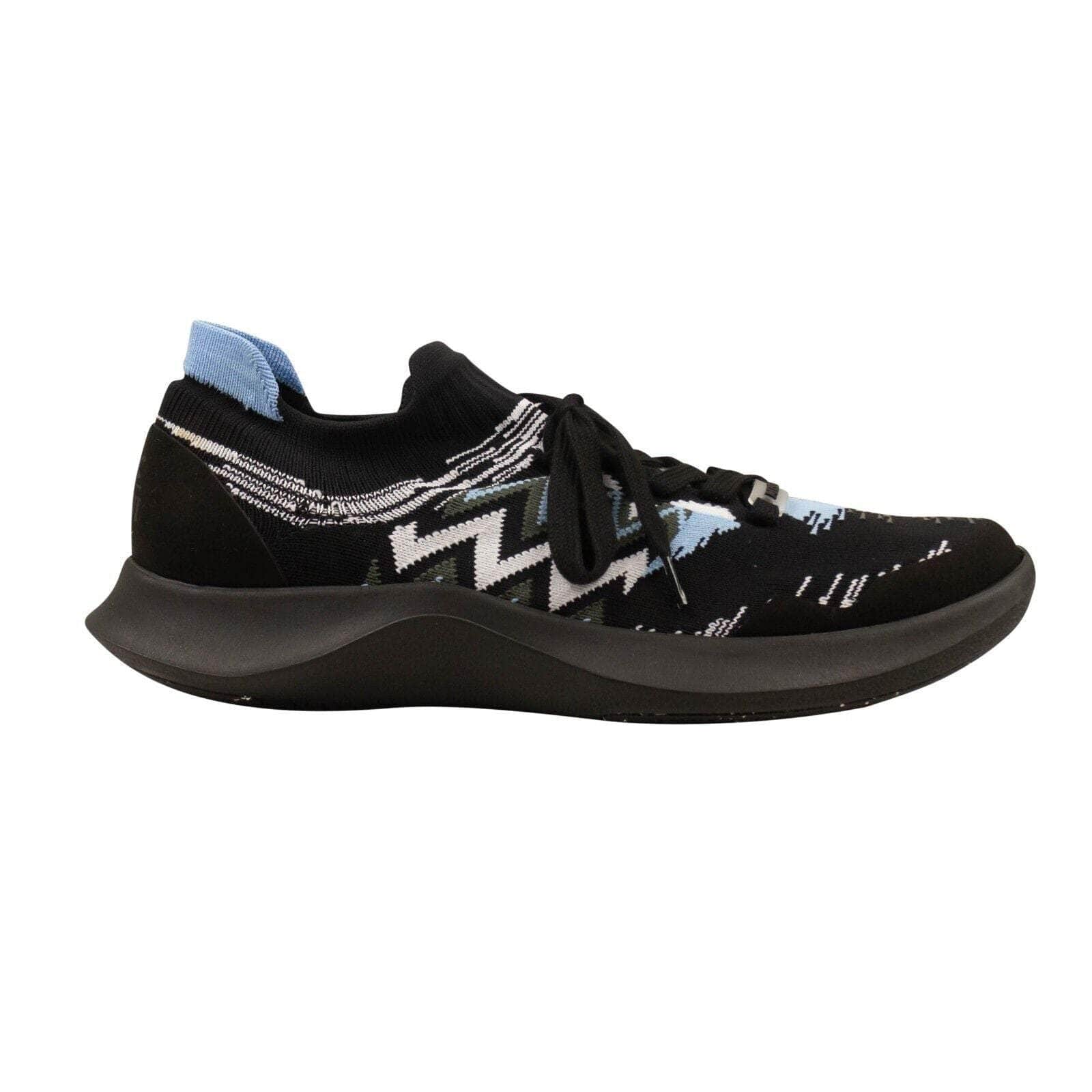 MISSONI 250-500, channelenable-all, chicmi, couponcollection, gender-mens, main-shoes, mens-shoes, missoni, size-40, size-41, size-42, size-44, size-45, size-46, size-47 Black And Blue ACBC Fly Knit Chevron Low Top Sneakers