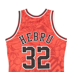 MITCHELL & NESS channelenable-all, chicmi, couponcollection, gender-mens, main-clothing M x Hebru Brantley Red Chicago Bulls Jersey MTN-XTPS-0001/M MTN-XTPS-0001/M