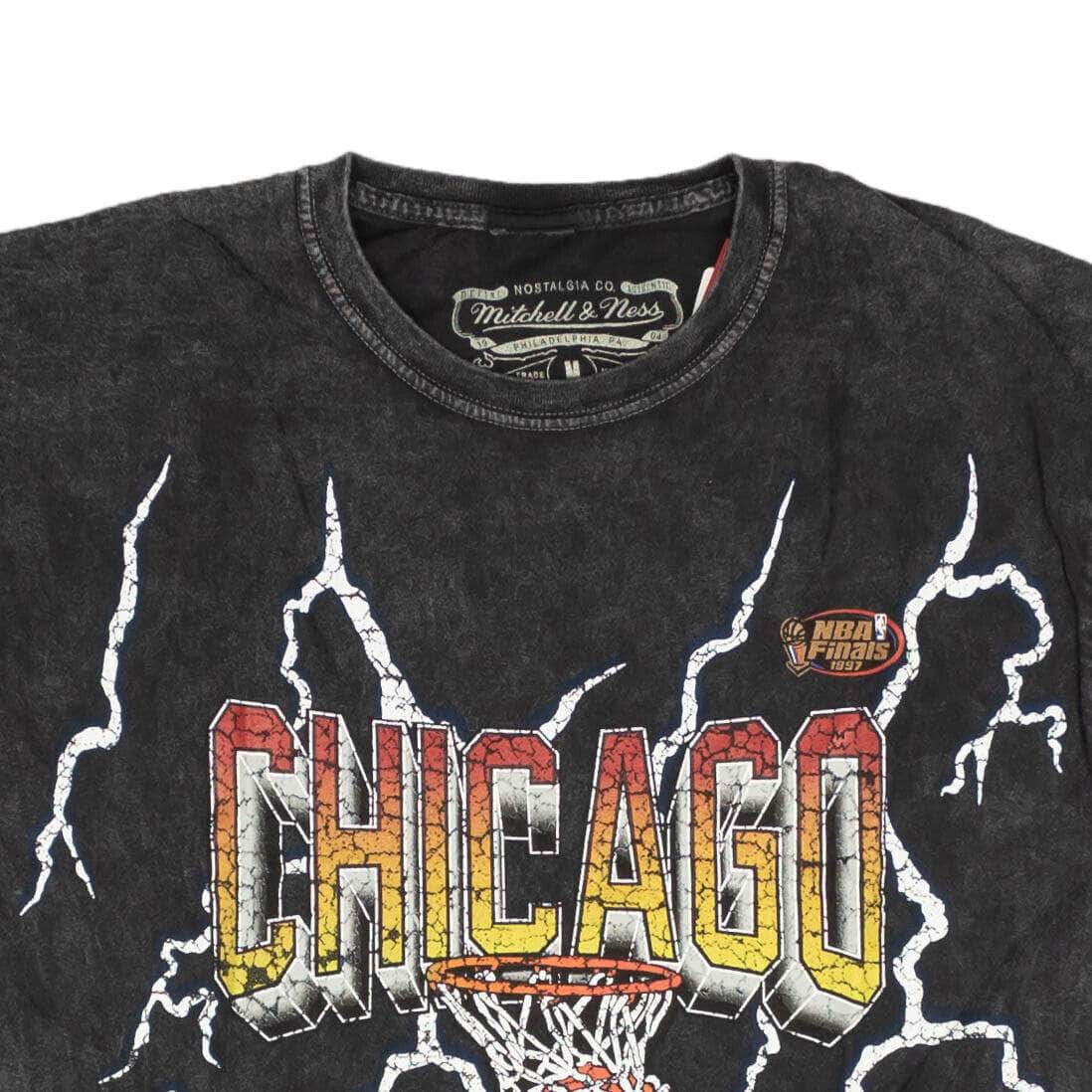 Black NBA Vintage Lightning Warriors T-Shirt - GBNY
