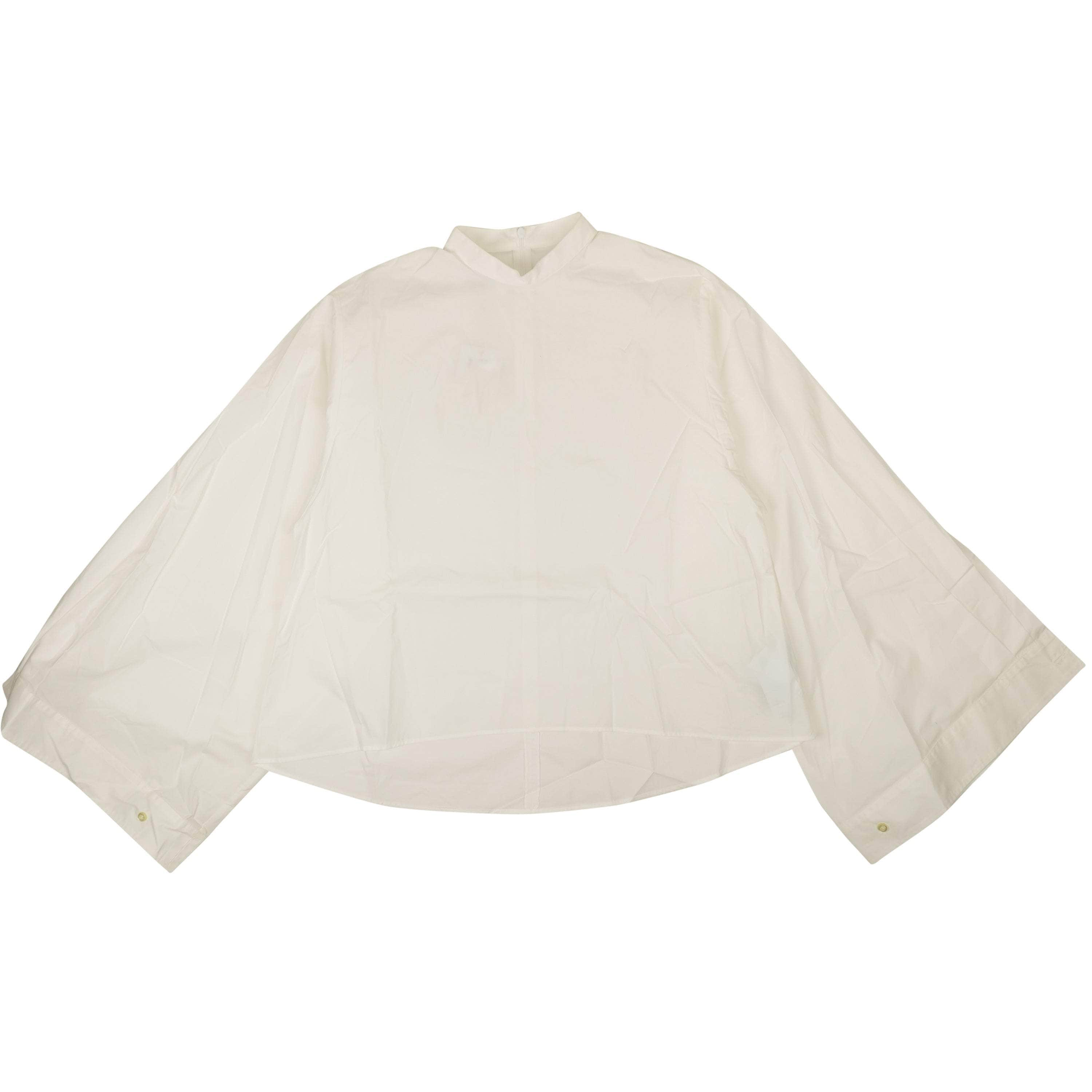 MM6 Maison Margiela 95-MMM-1019/40 NWT MM6 MAISON MARGIELA White Zip Up Wide Sleeve Blouse Size 4/40 $795 95-MMM-1019/40