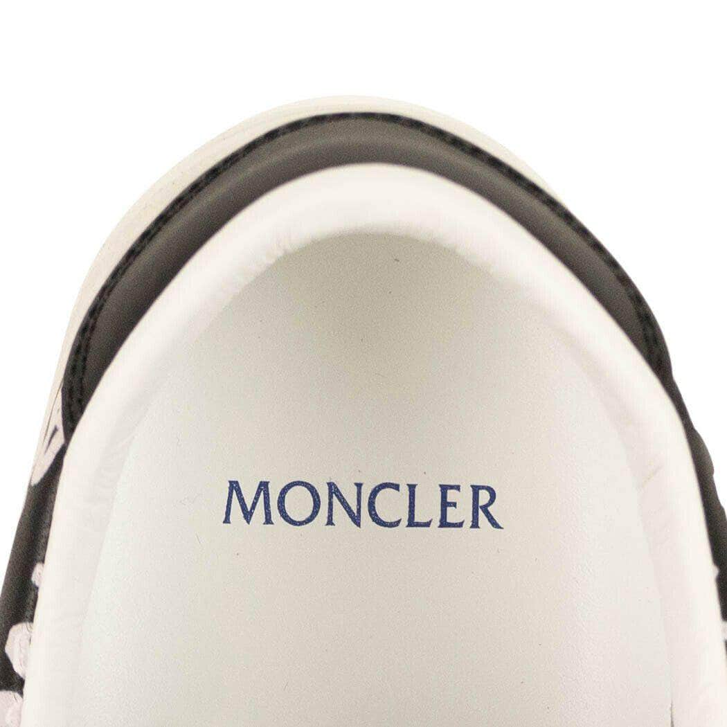Moncler 250-500, couponcollection, gender-mens, main-shoes, moncler, moncleraccessoriesshoes, size-10-us, size-11-us, size-37-eu, size-40-eu, size-41-eu, size-6-us, size-7-us, size-8-us, size-8-us-41-eu, size-9-us 7 US 'New Monaco' Logo Sneakers - Black/White 85M-2000/40 85M-2000/40