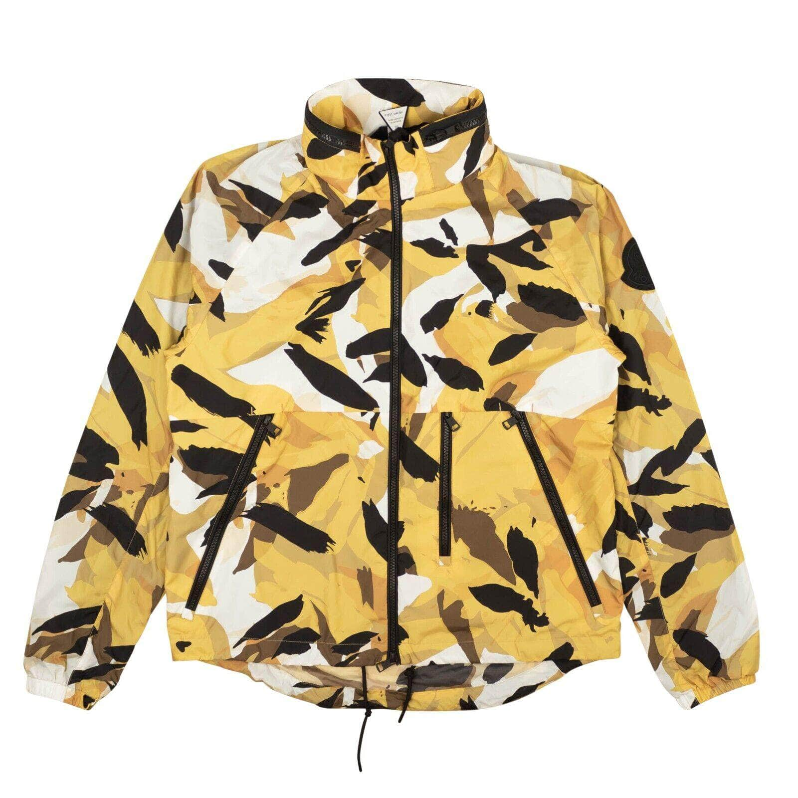 Moncler 95-MNC-0020/2 NWT MONCLER Yellow OCT Camouflage Zip Up Jacket Size 2 $1675 95-MNC-0020/2