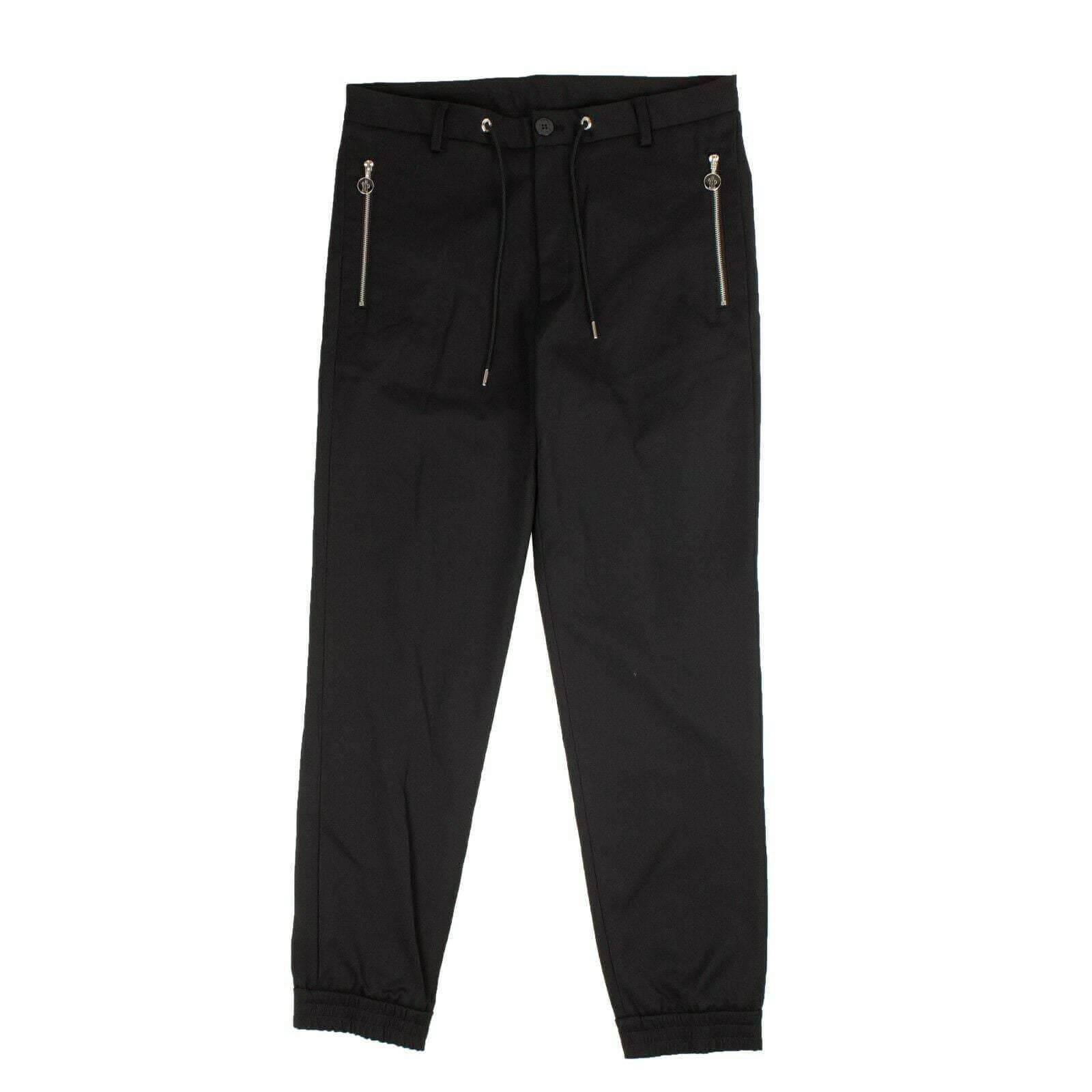 Moncler 95-MNC-1031/52 NWT MONCLER Black Drawstring Pants Size 52 $670 95-MNC-1031/52