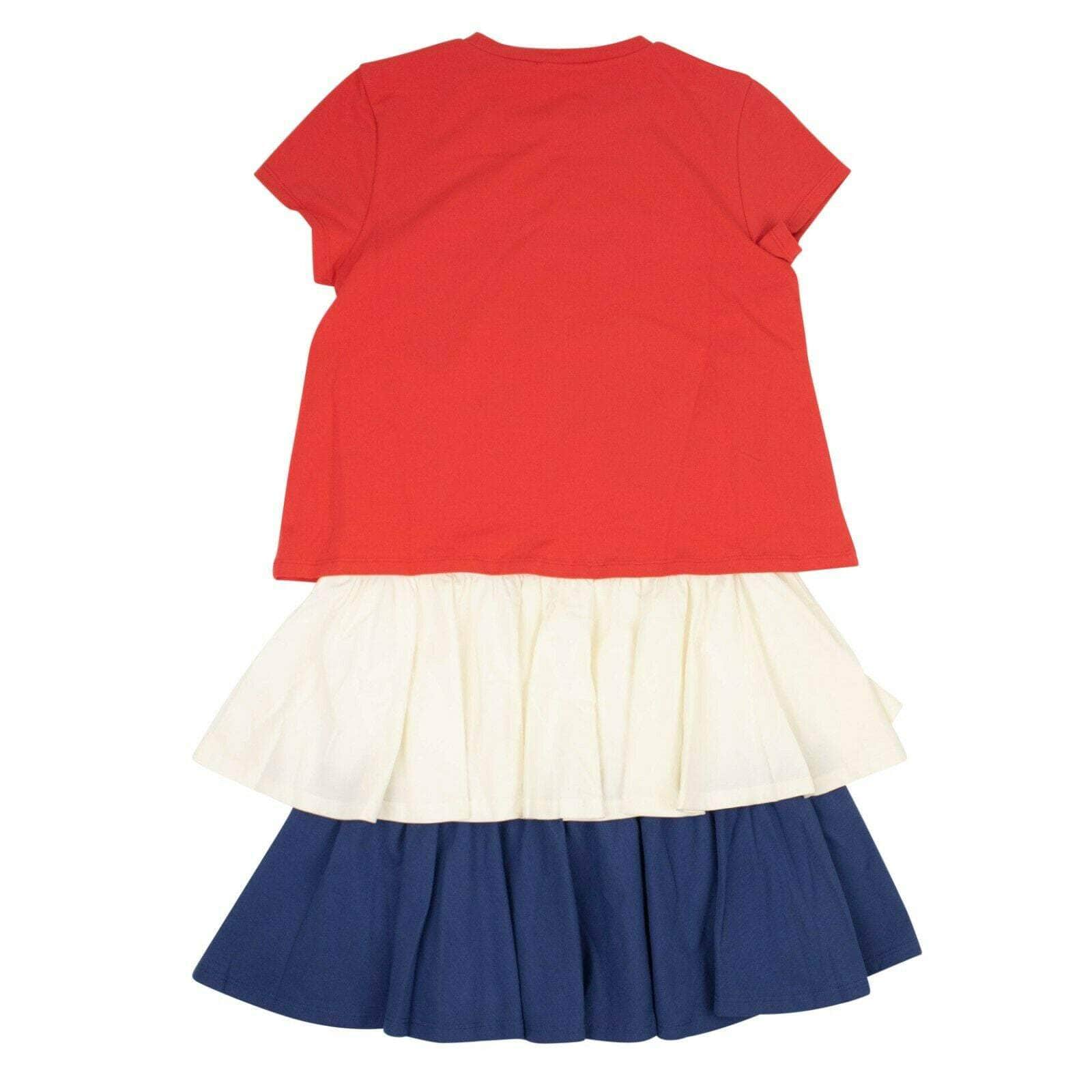 Moncler channelenable-all, chicmi, couponcollection, gender-womens, girls-dresses, main-clothing, moncler, size-10, size-12, size-14, size-8, under-250 Red Layered Ruffle Kids Dress