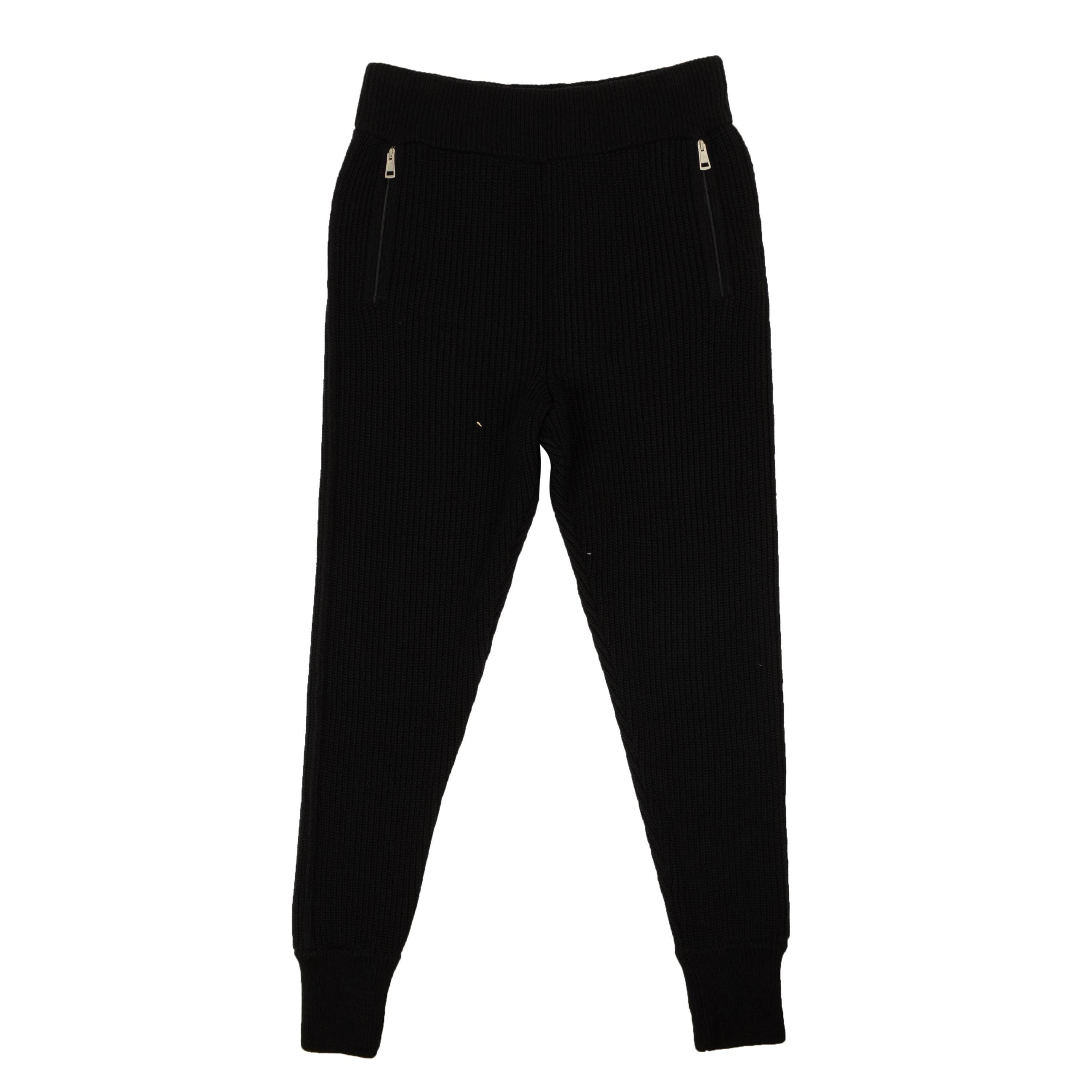 Moncler Genius MNC-XBTM-0002/M NWT MONCLER GENIUS Genius X Alyx Black Knit Pants Size M $995 MNC-XBTM-0002/M