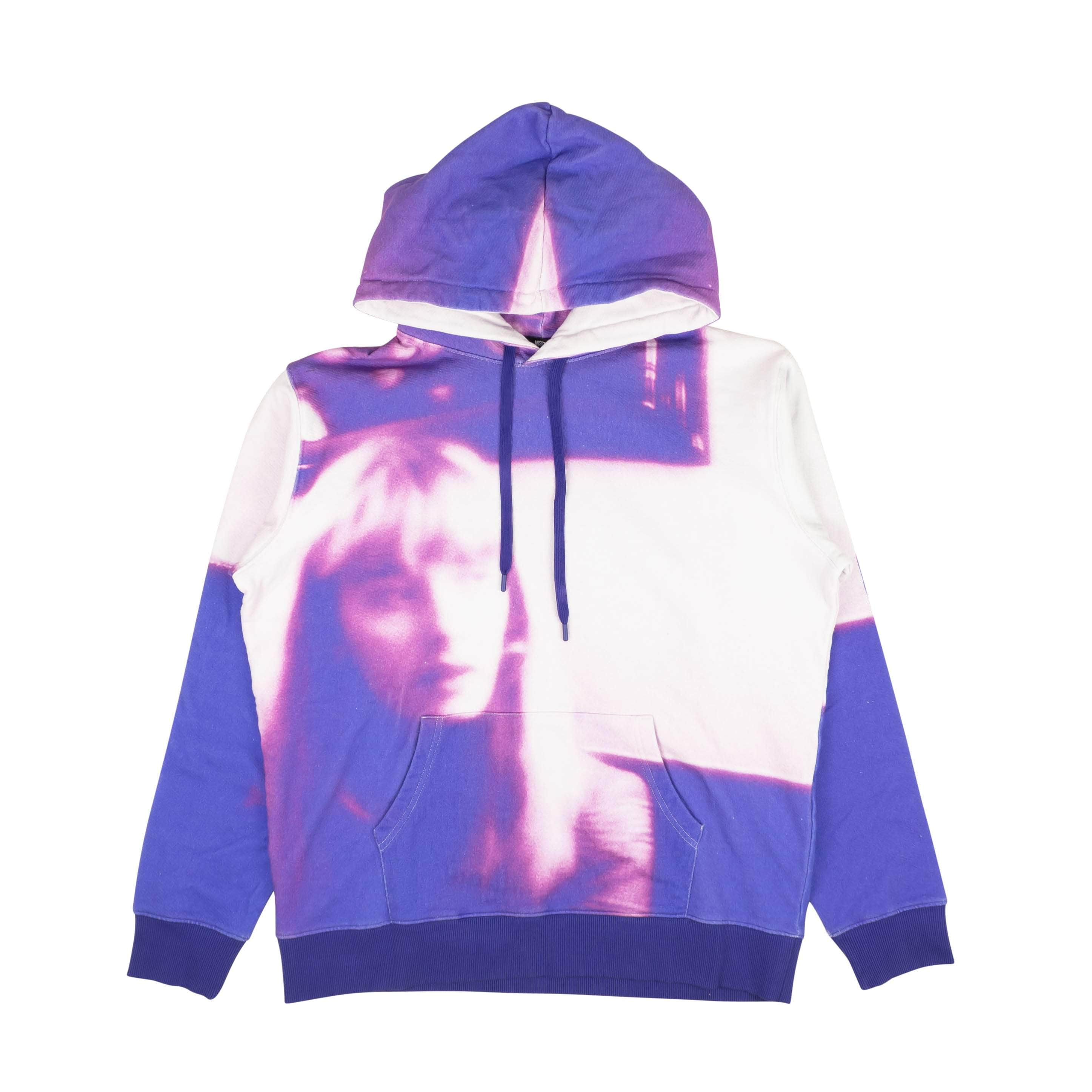 MSFTS Rep 95-MFR-1014/L NWT MSFTS REP Purple Portrait Tie Dye Pullover Hoodie Sweatshirt Size L $300 95-MFR-1014/L