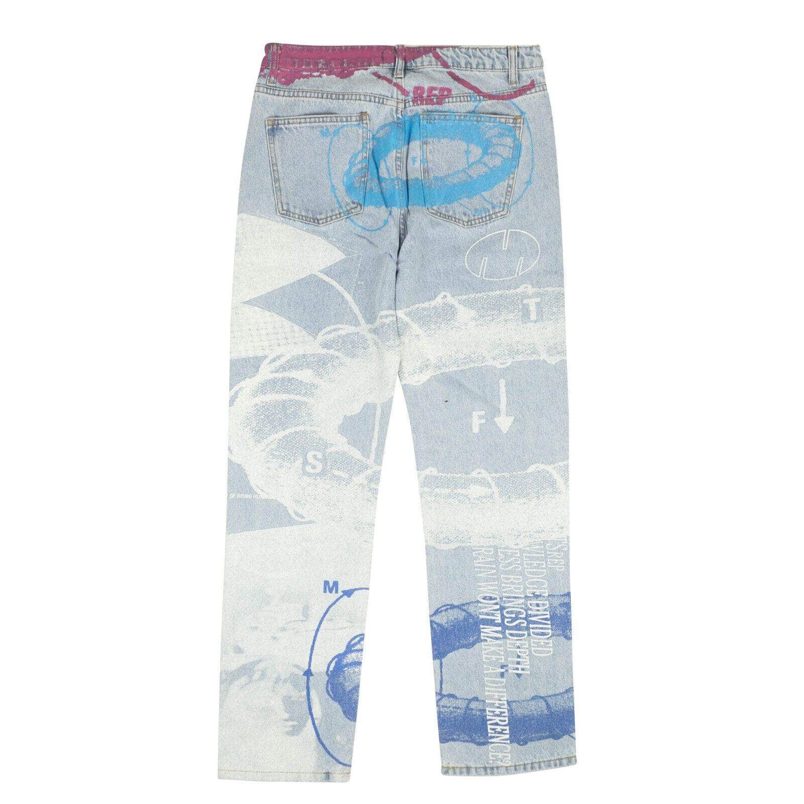 MSFTS Rep channelenable-all, chicmi, couponcollection, gender-mens, main-clothing, mens-shoes, mens-straight-fit-jeans, MixedApparel, msfts-rep, size-30, size-31, size-32, under-250 Blue And Multi Denim Straight Jeans