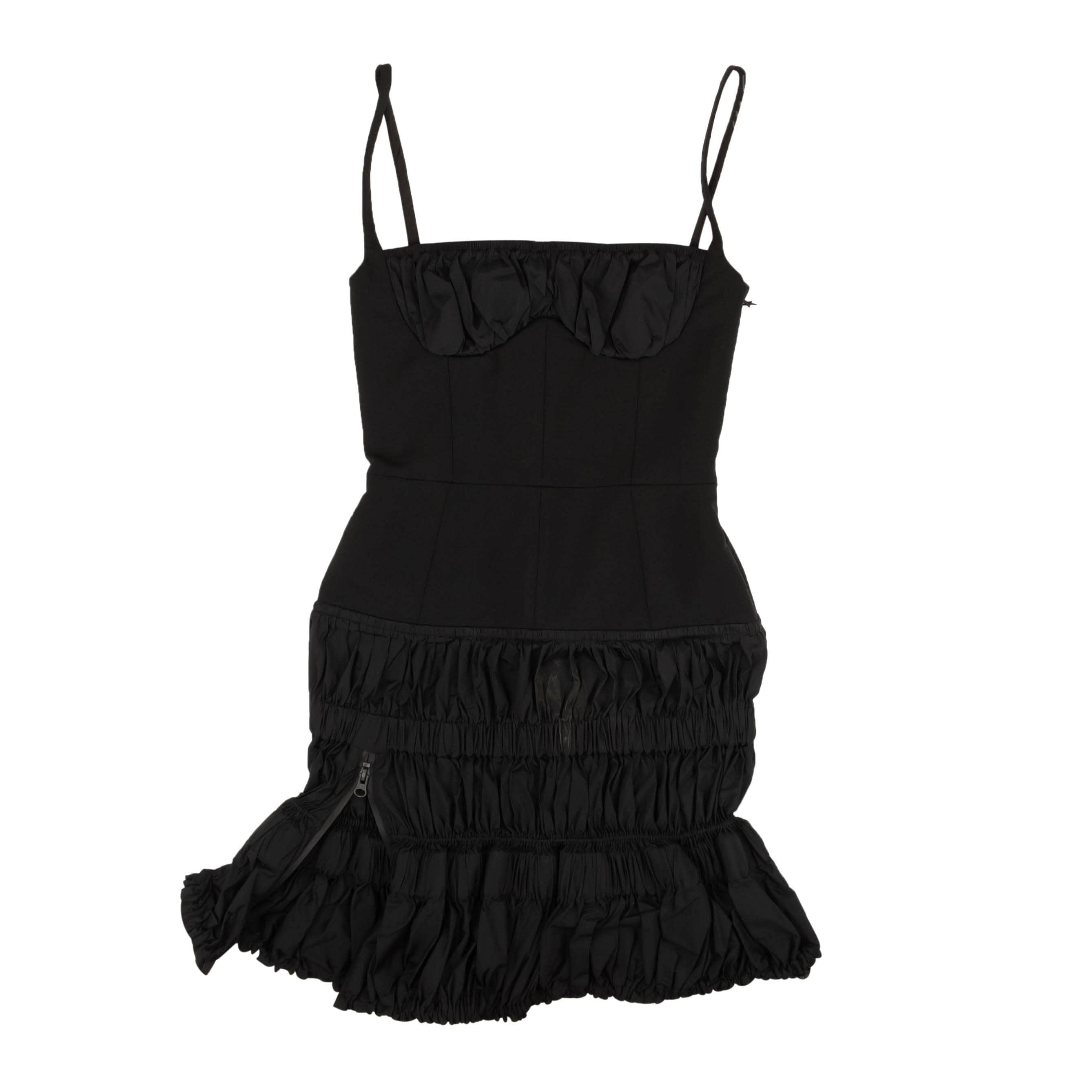 Mugler 1000-2000, channelenable-all, chicmi, couponcollection, gender-womens, main-clothing, MixedApparel, mugler, size-36, womens-day-dresses 36 Black Shirred Bustier Dress 95-MGR-0002/36 95-MGR-0002/36