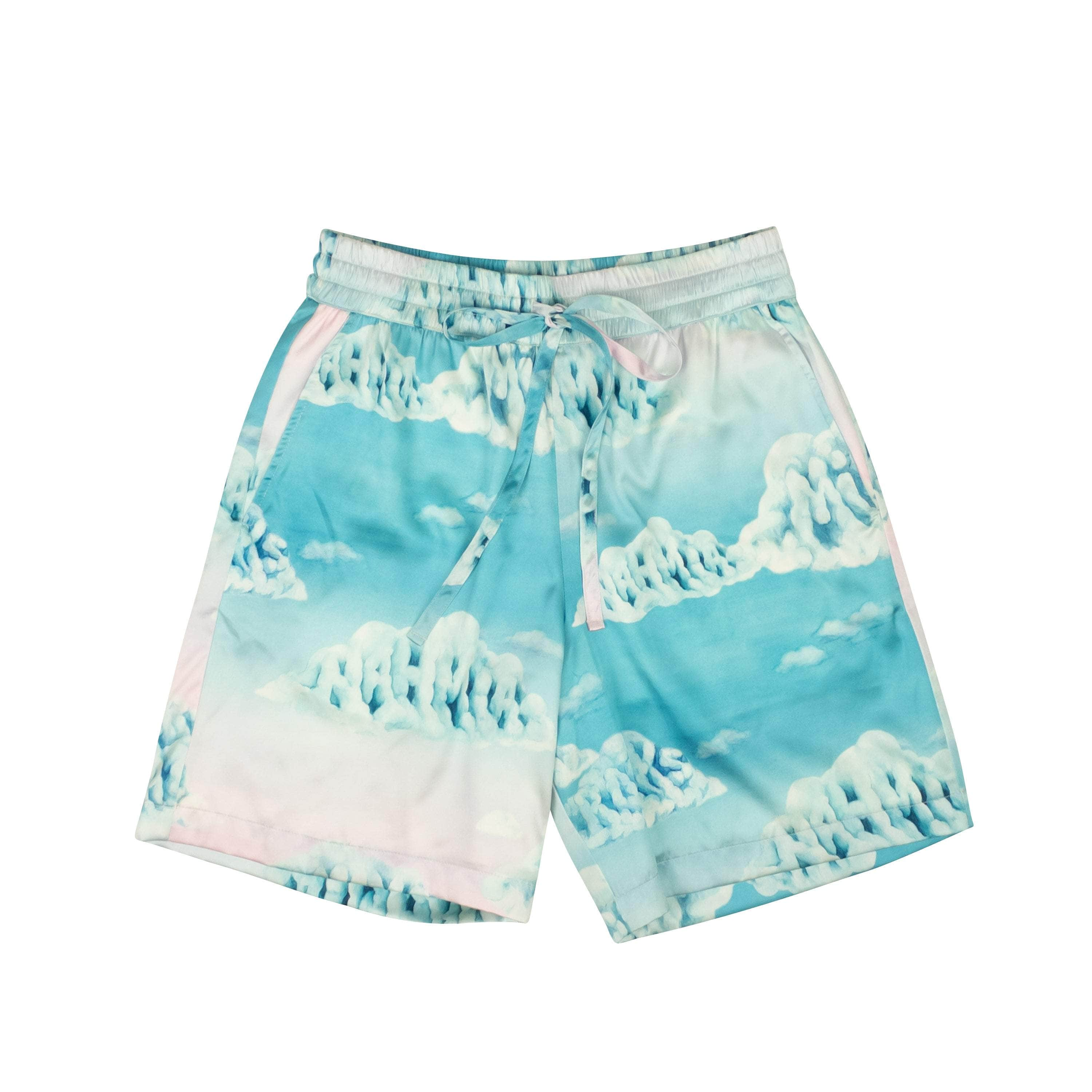 Nahmias NMS-XBTM-0004/XXL NWT NAHMIAS Light Blue Silk Cloud Design Shorts Size XXL $580 NMS-XBTM-0004/XXL