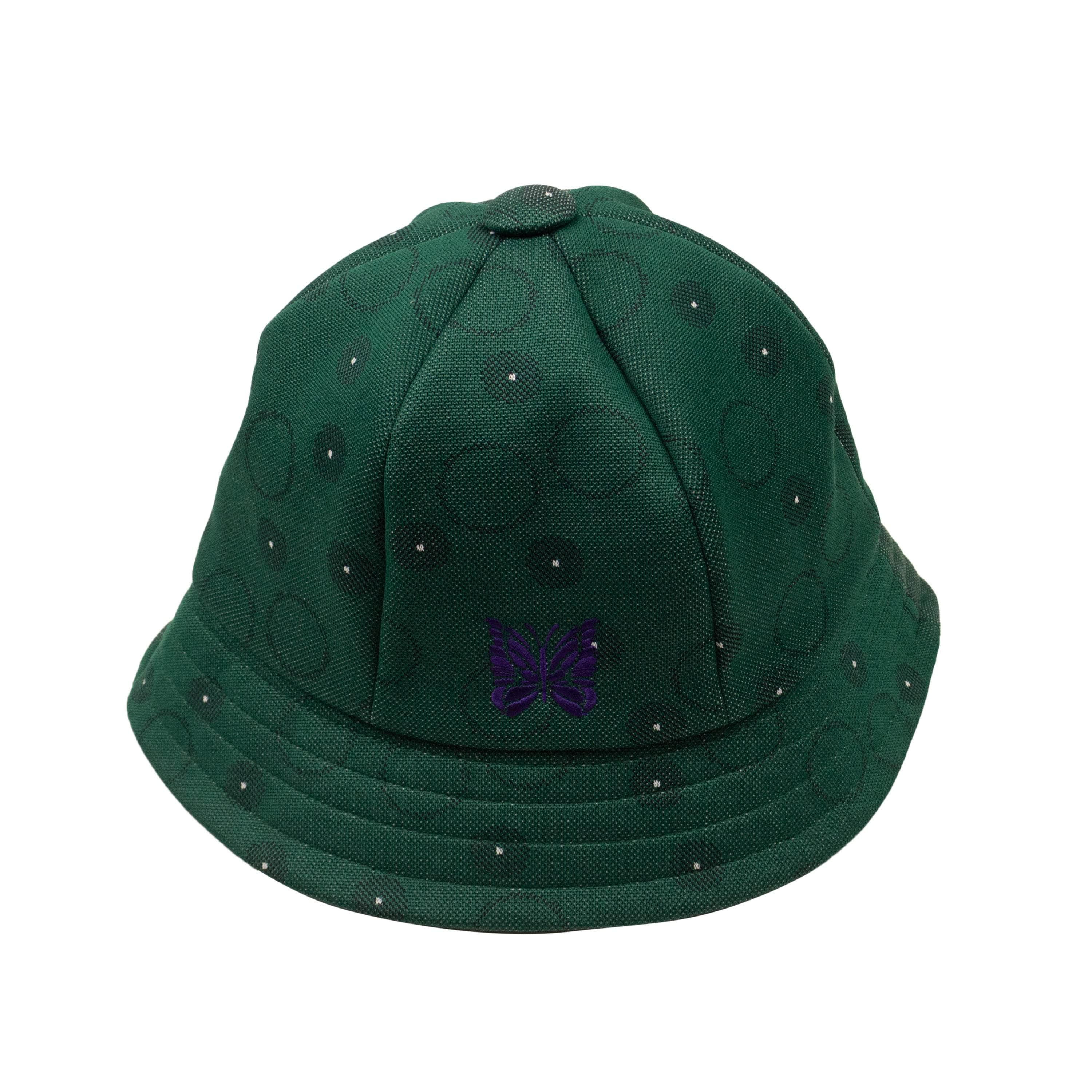 Needles NDL-XACC-0003/L NWT NEEDLES Green Front Logo Bermuda Hat Size L $175 NDL-XACC-0003/L