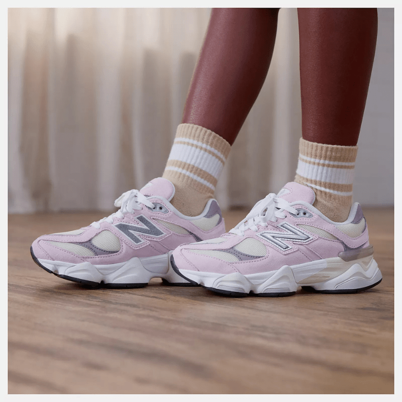 New Balance f New Balance 9060 'Pink White' - Boys Grade School