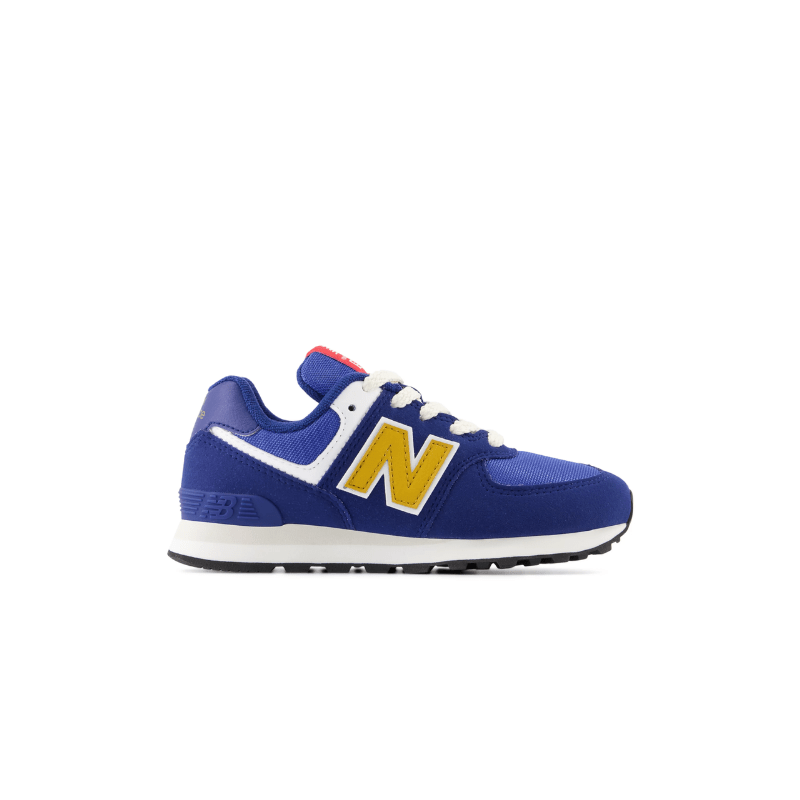 New Balance FOOTWEAR New Balance 574 Blue/Yellow - Kid's Pre School