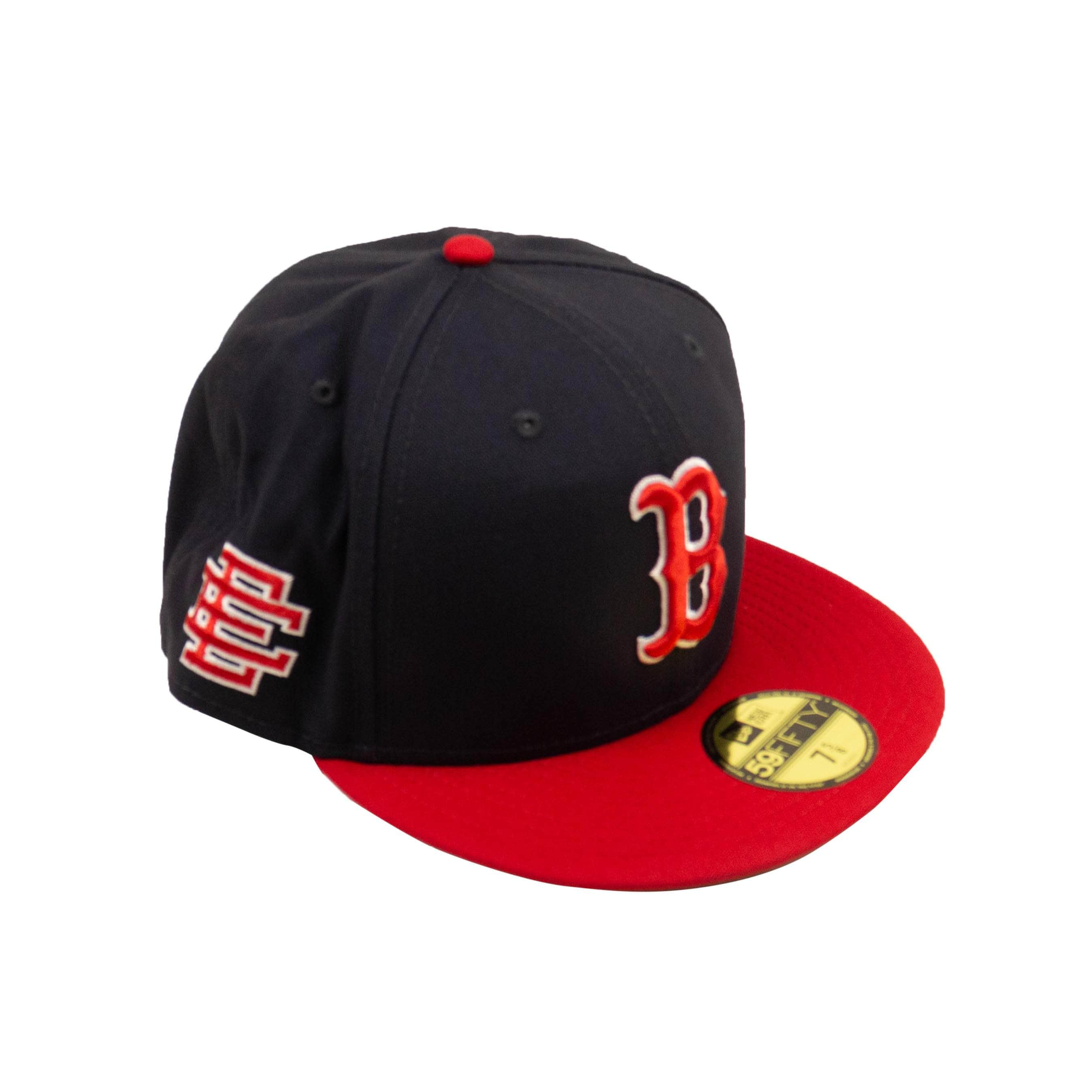 New Era 95-NER-3016/7.1-4 NEW NEW ERA Navy Blue Boston Red Sox Baseball Cap Hat Size 7.1-4 95-NER-3016/7.1-4