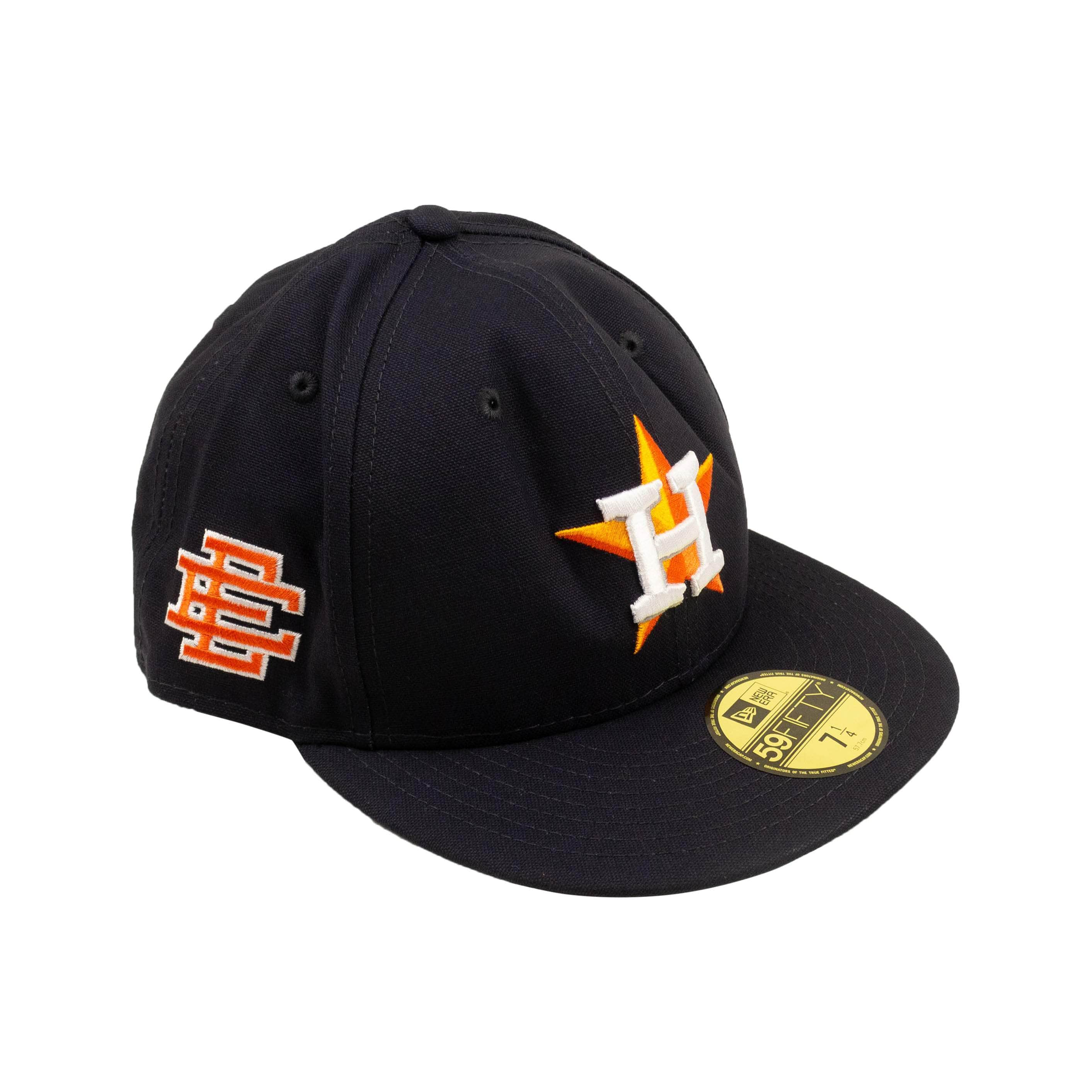 New Era 95-NER-3017/7.3-8 NEW NEW ERA Navy Blue Houston Astros Baseball Cap Hat Size 7.3-8 95-NER-3017/7.3-8