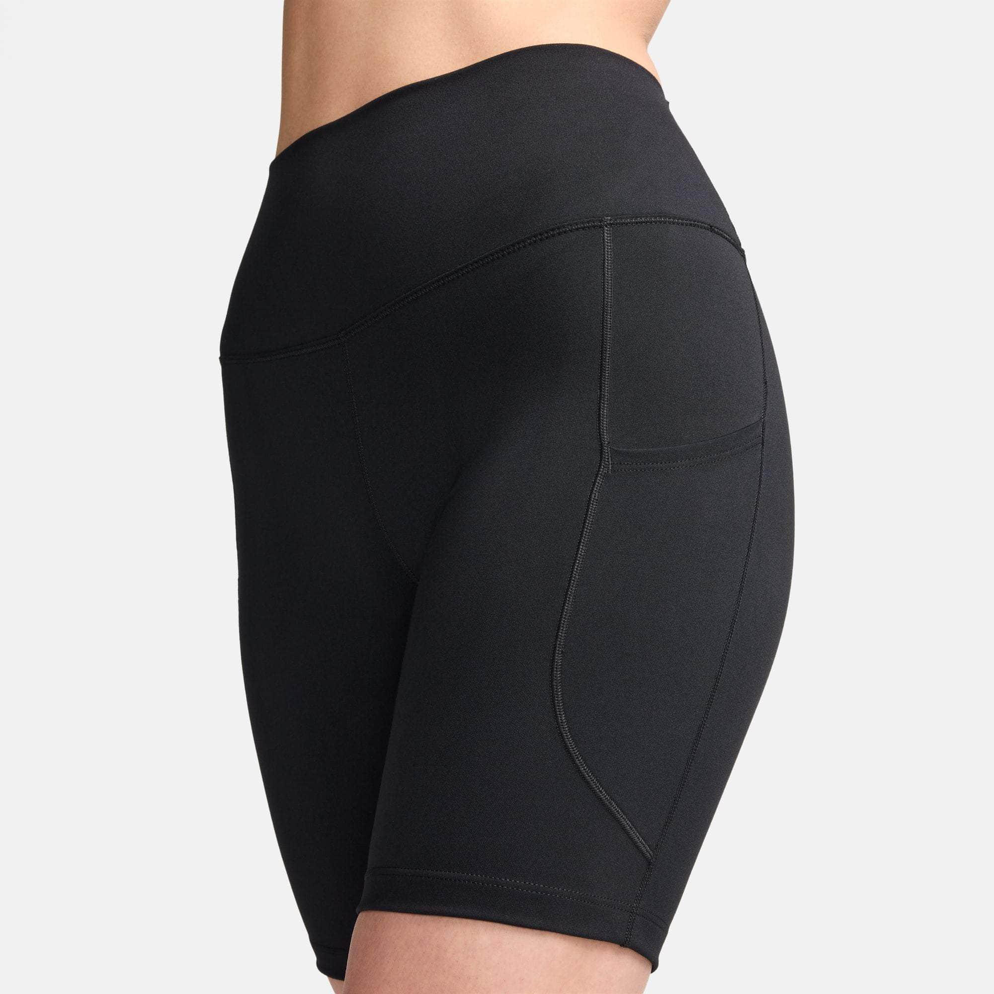 Nike APPAREL Nike One High-Waisted 8" Biker Shorts with Pockets - Women's
