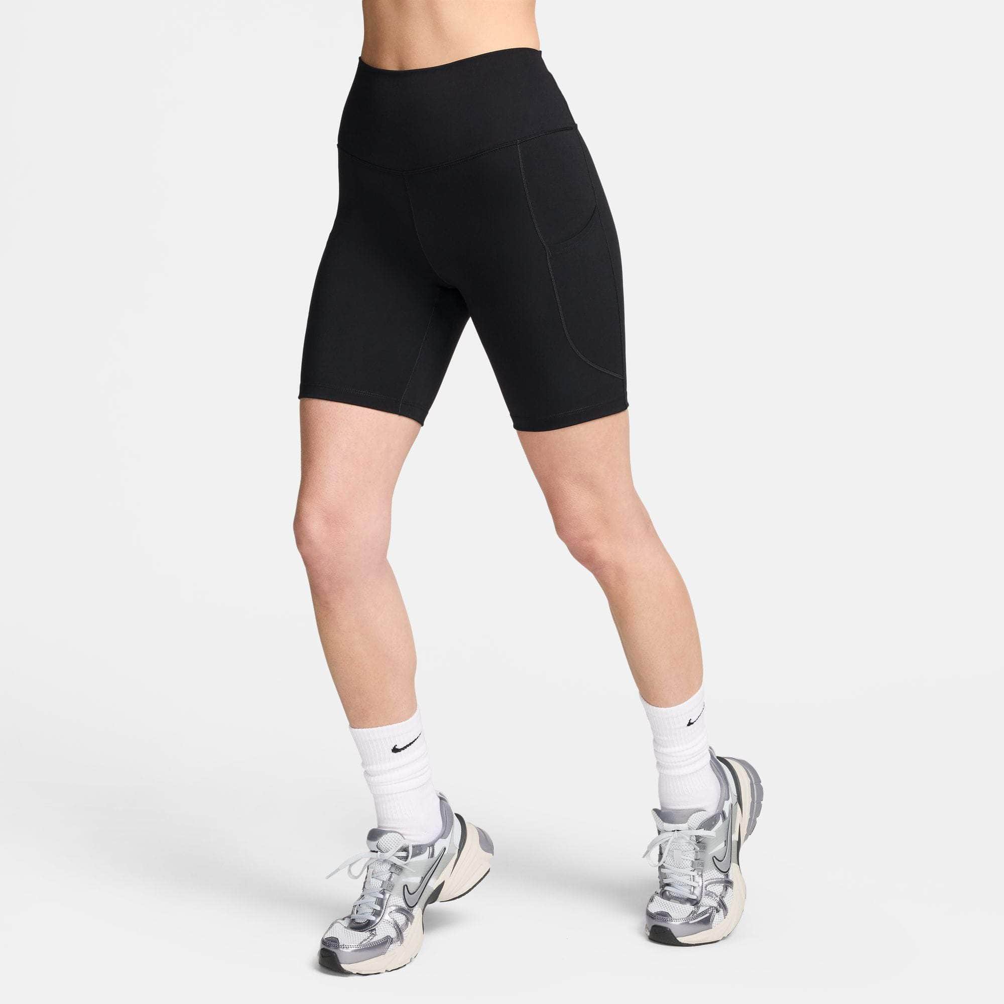 Nike APPAREL Nike One High-Waisted 8" Biker Shorts with Pockets - Women's