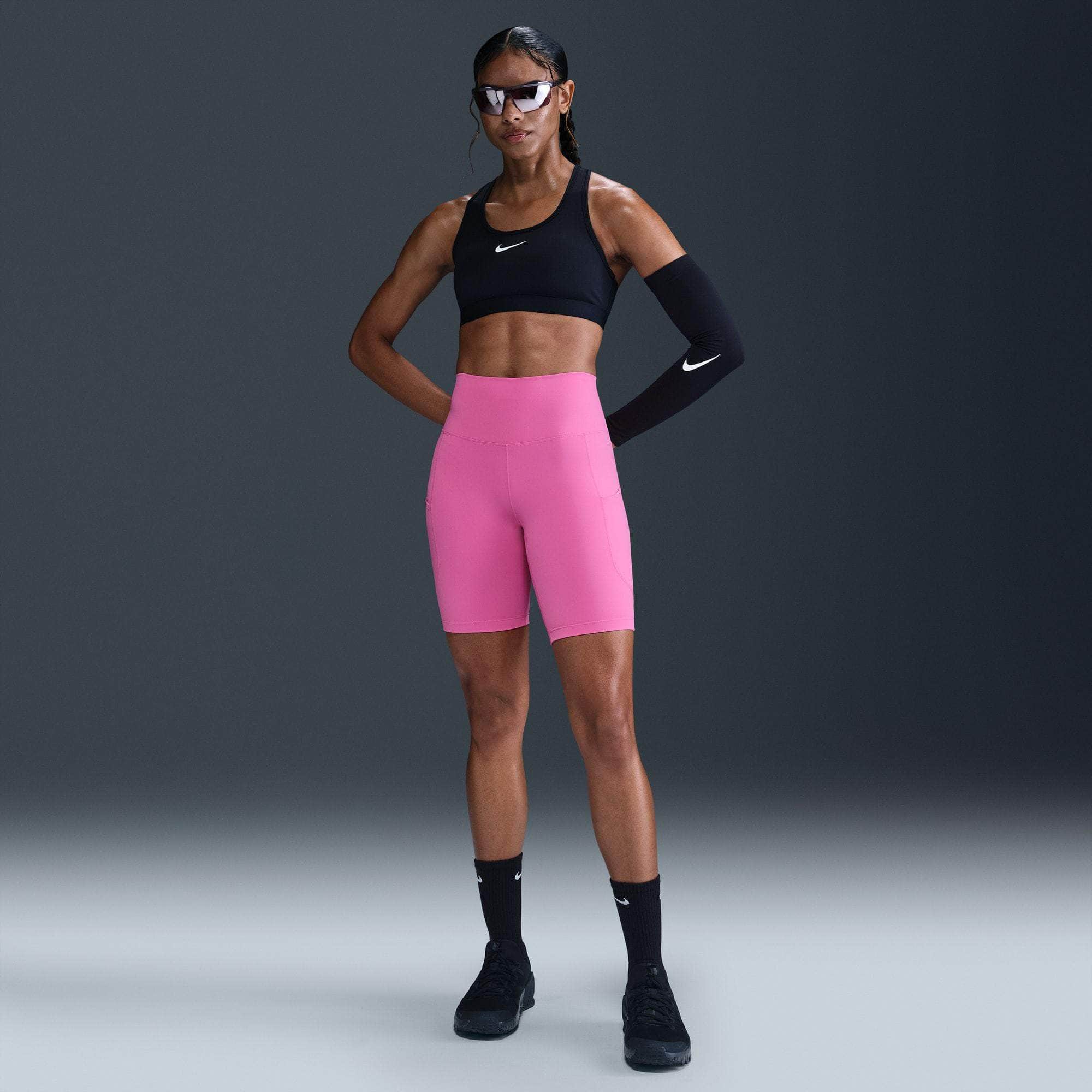 Nike APPAREL Nike One High-Waisted 8" Biker Shorts with Pockets - Women's