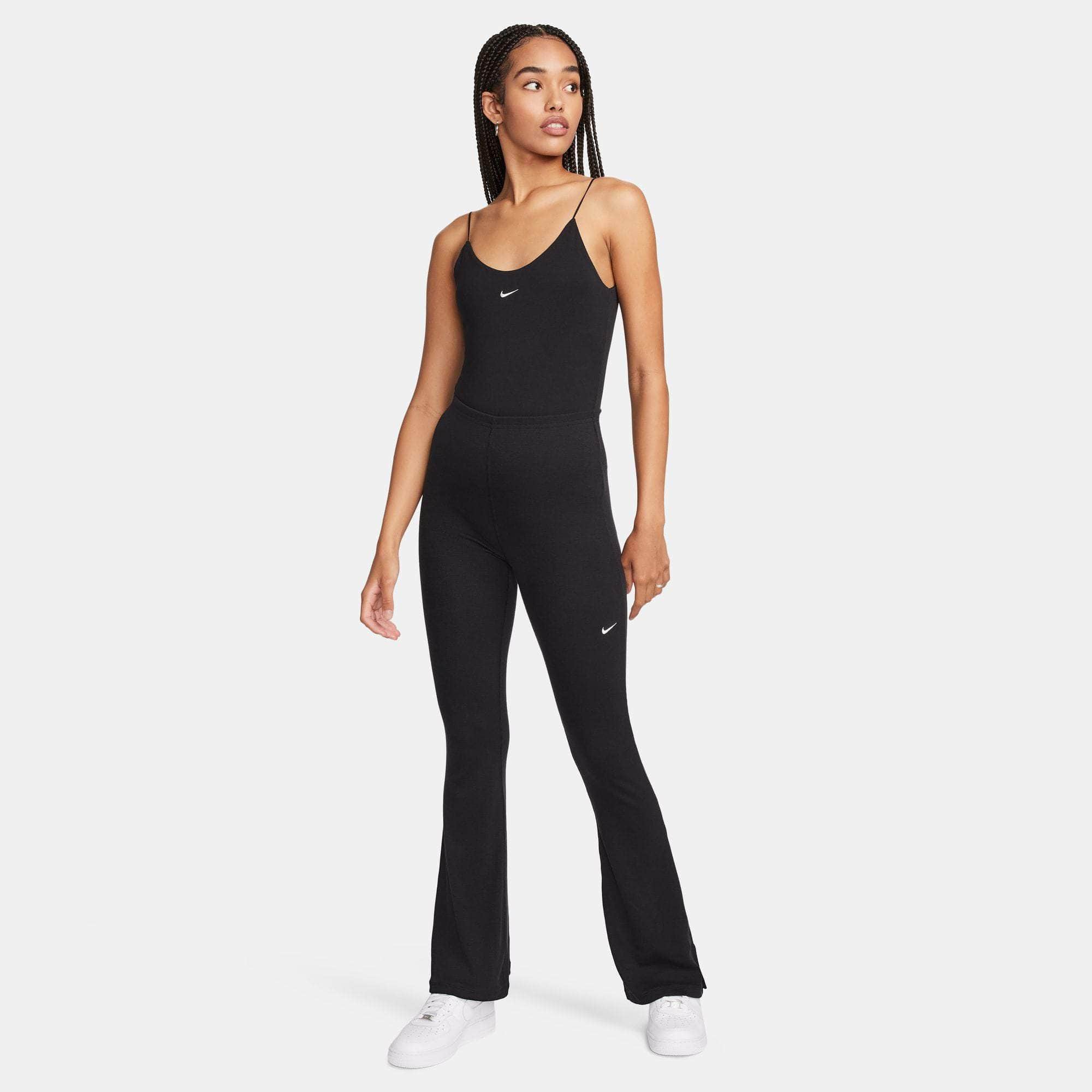 ★★Nike★★ Sportswear Chill Knit Tight Mini Rib Flare Legg Nike Sportswear Chill Knit Women's Tight Mini-Rib Flared