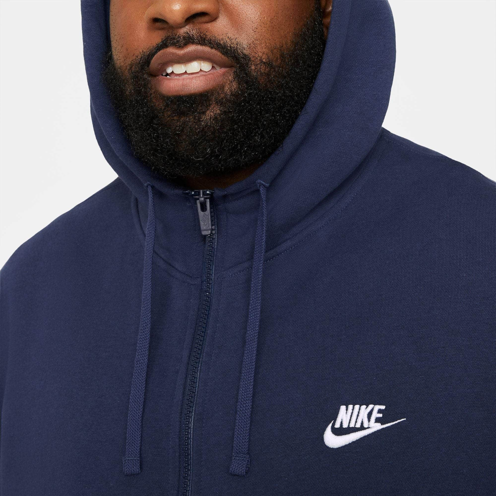 Nike APPAREL Nike Sportswear Club Fleece Full-Zip Hoodie - Men's