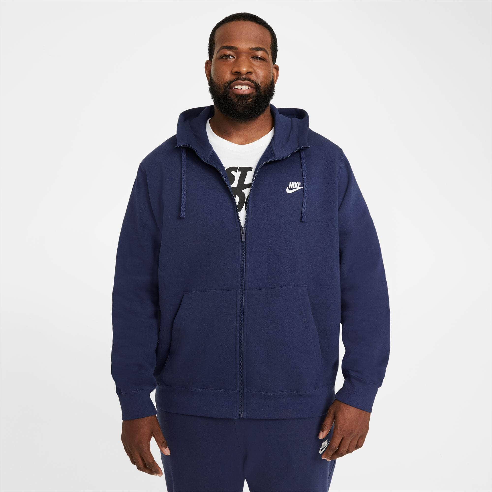 Nike APPAREL Nike Sportswear Club Fleece Full-Zip Hoodie - Men's