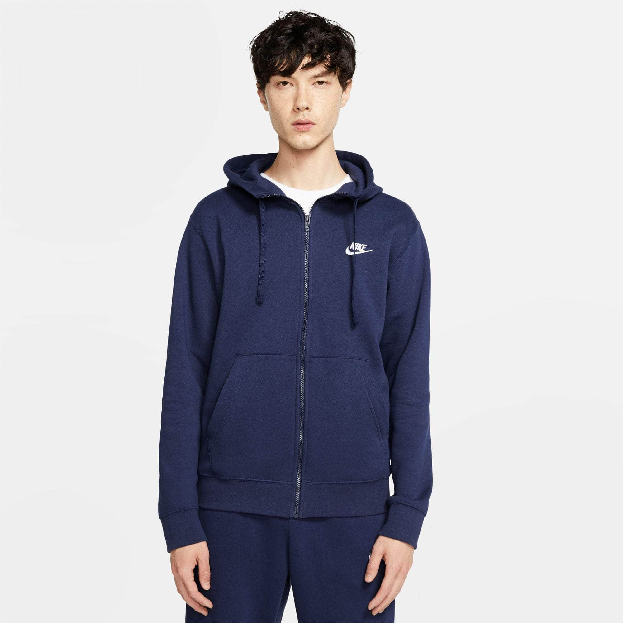 Nike APPAREL Nike Sportswear Club Fleece Full-Zip Hoodie - Men's