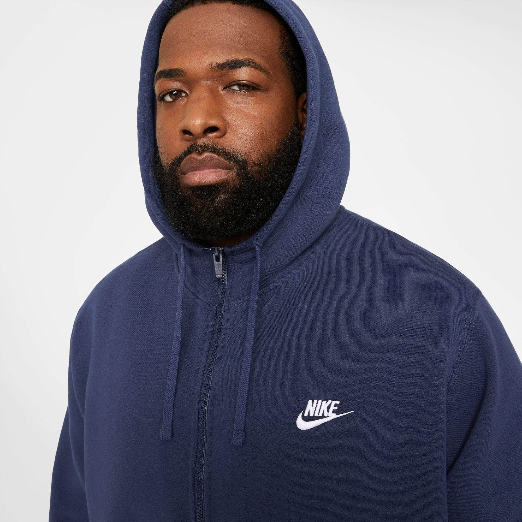 Nike APPAREL Nike Sportswear Club Fleece Full-Zip Hoodie - Men's